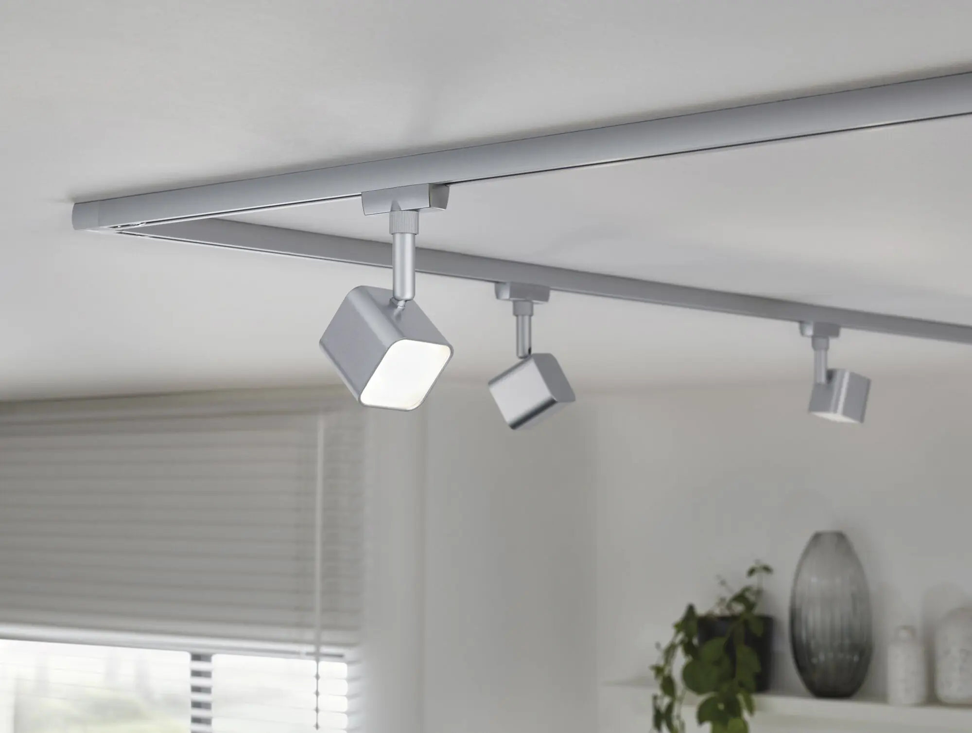 Paulmann URail LED Einzelspot Muri chrom matt warmweiß