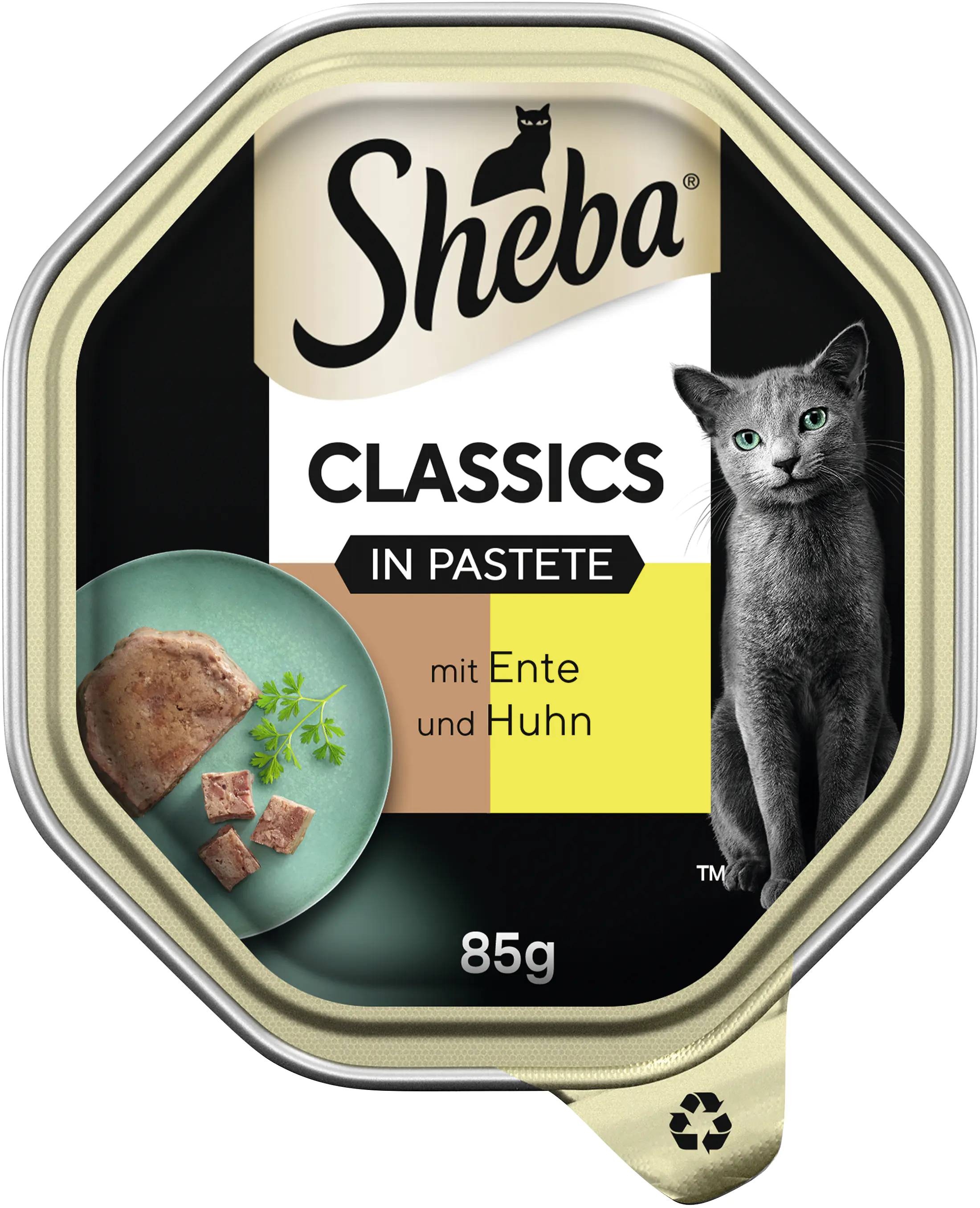 Sheba Classics in Pastete mit Ente & Huhn Katzenfutter 85 g Sheba Classics in Pastete mit Ente & Huhn Katzenfutter 85 g