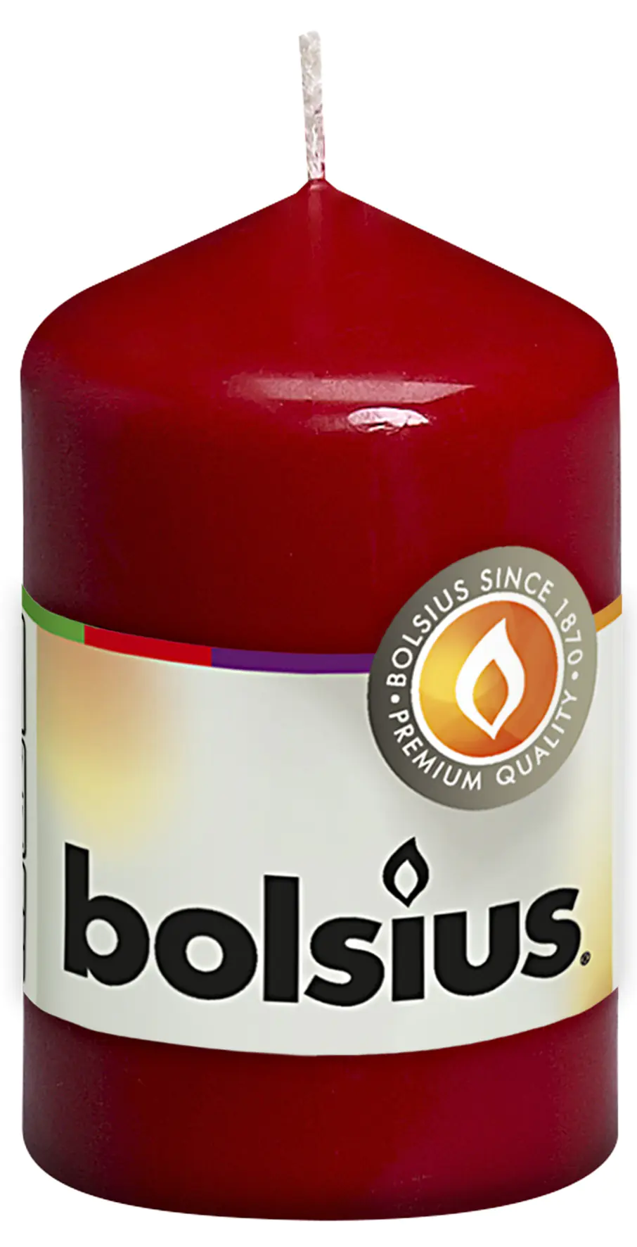 Bolsius  Stumpenkerze 80/48 mm altrot
