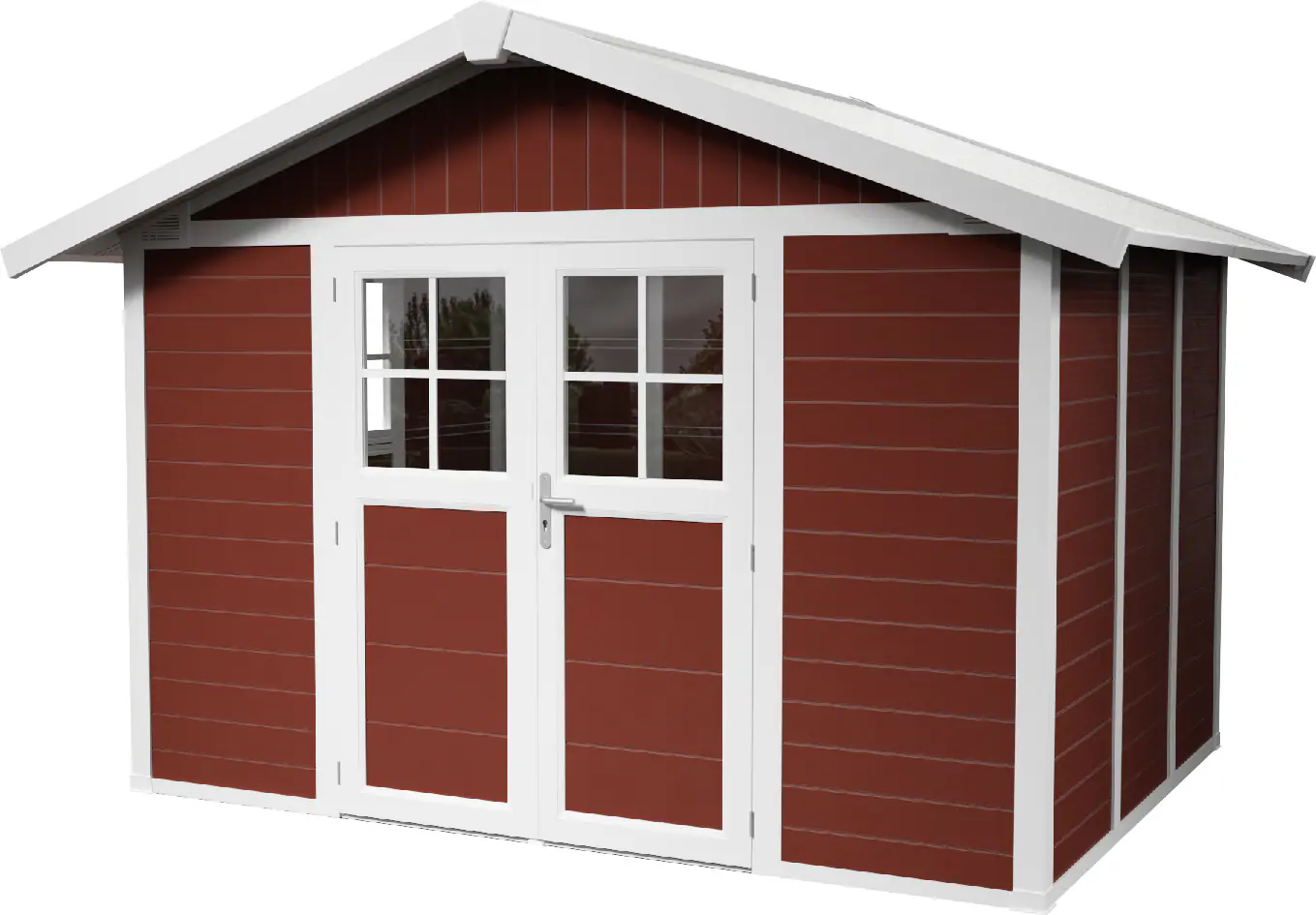 Grosfillex Gartenhaus Deco H 7,5 370 x 298 cm (inkl. Dachüberstand)