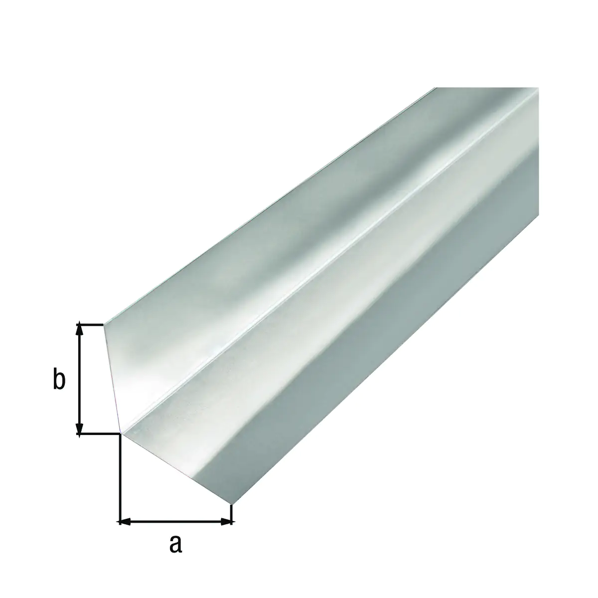Alberts Glattblech L-Form Aluminium natur 50 x 50 x 1000 mm gekantet