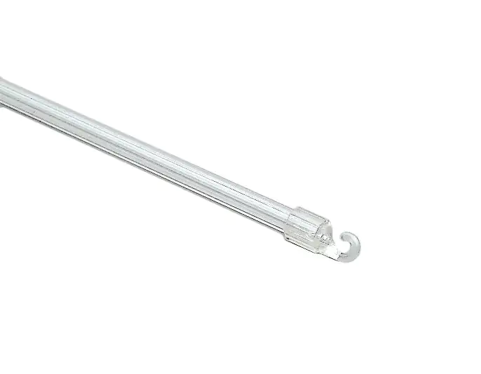 Gardinia Wendestab glasklar, Kunststoff