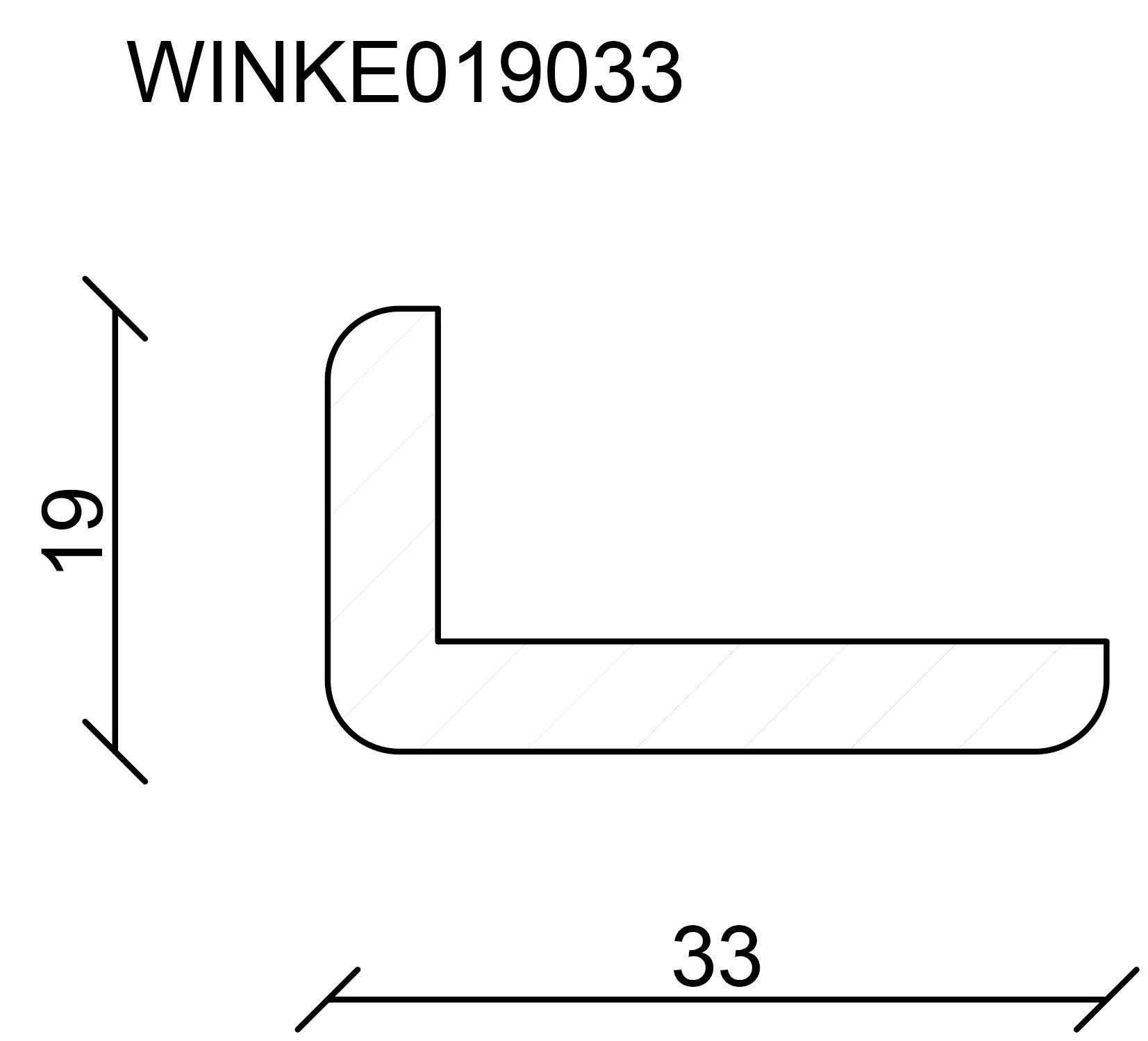 FN Neuhofer Winkelleiste 240 cm 33 x 19 mm Fichte oder Kiefer