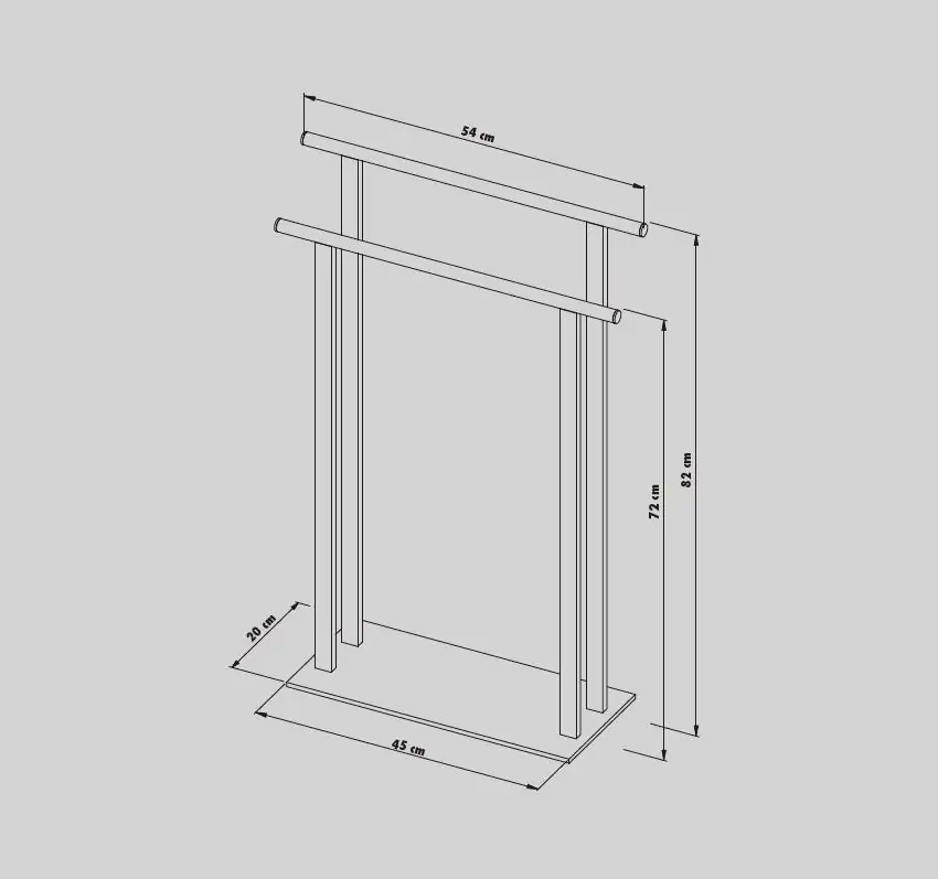 Primaster Handtuchständer Edelstahl verchromt Verona ll 2-armig Primaster Handtuchständer Edelstahl verchromt Verona ll 2-armig