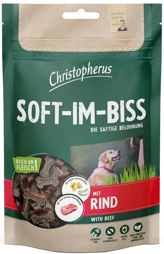 Christopherus Soft-Im-Biss mit Rind 125 g