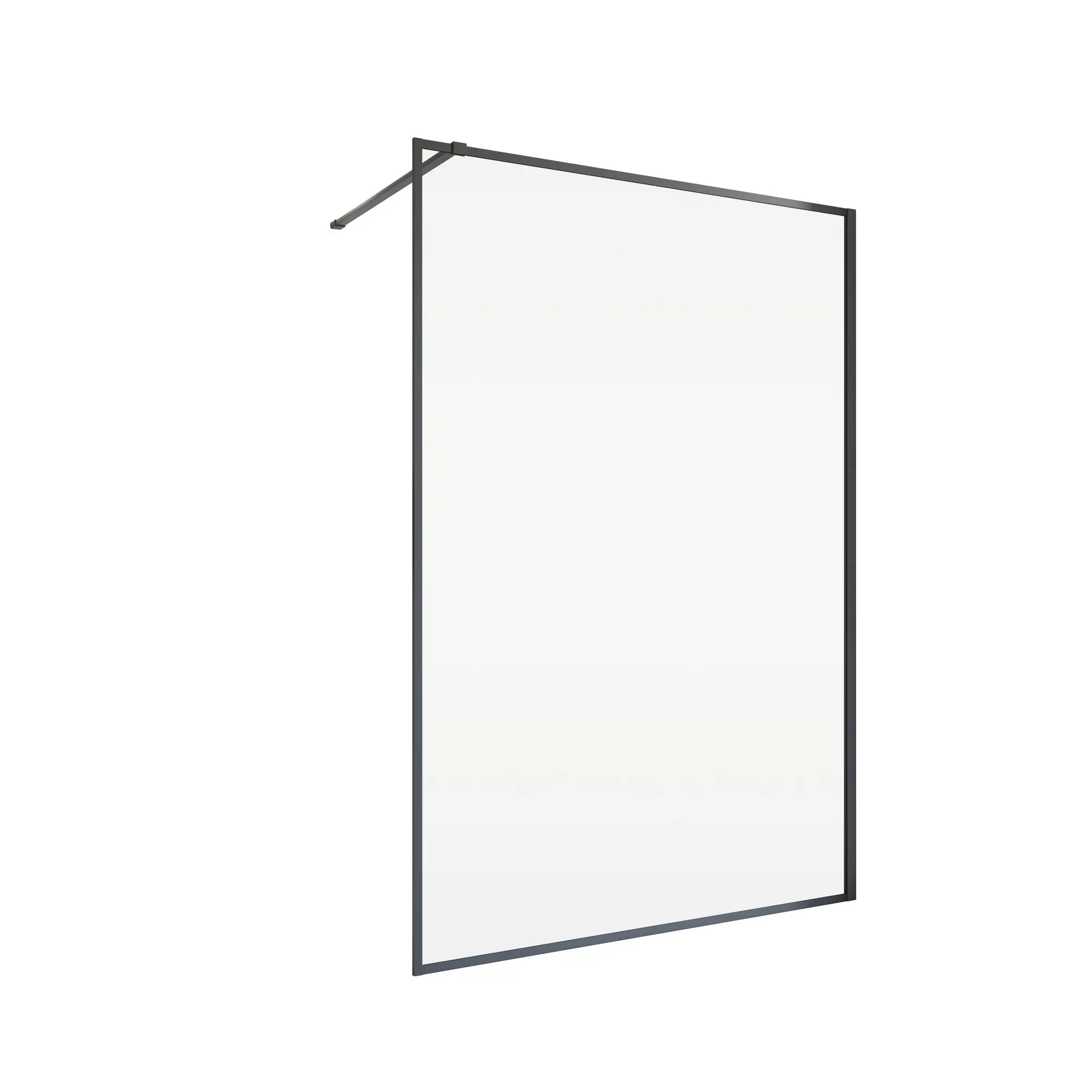 Schulte Duschwand Walk In Trend 2.0 140 x 200 cm schwarz matt klar Schulte Duschwand Walk In Trend 2.0 140 x 200 cm schwarz matt klar