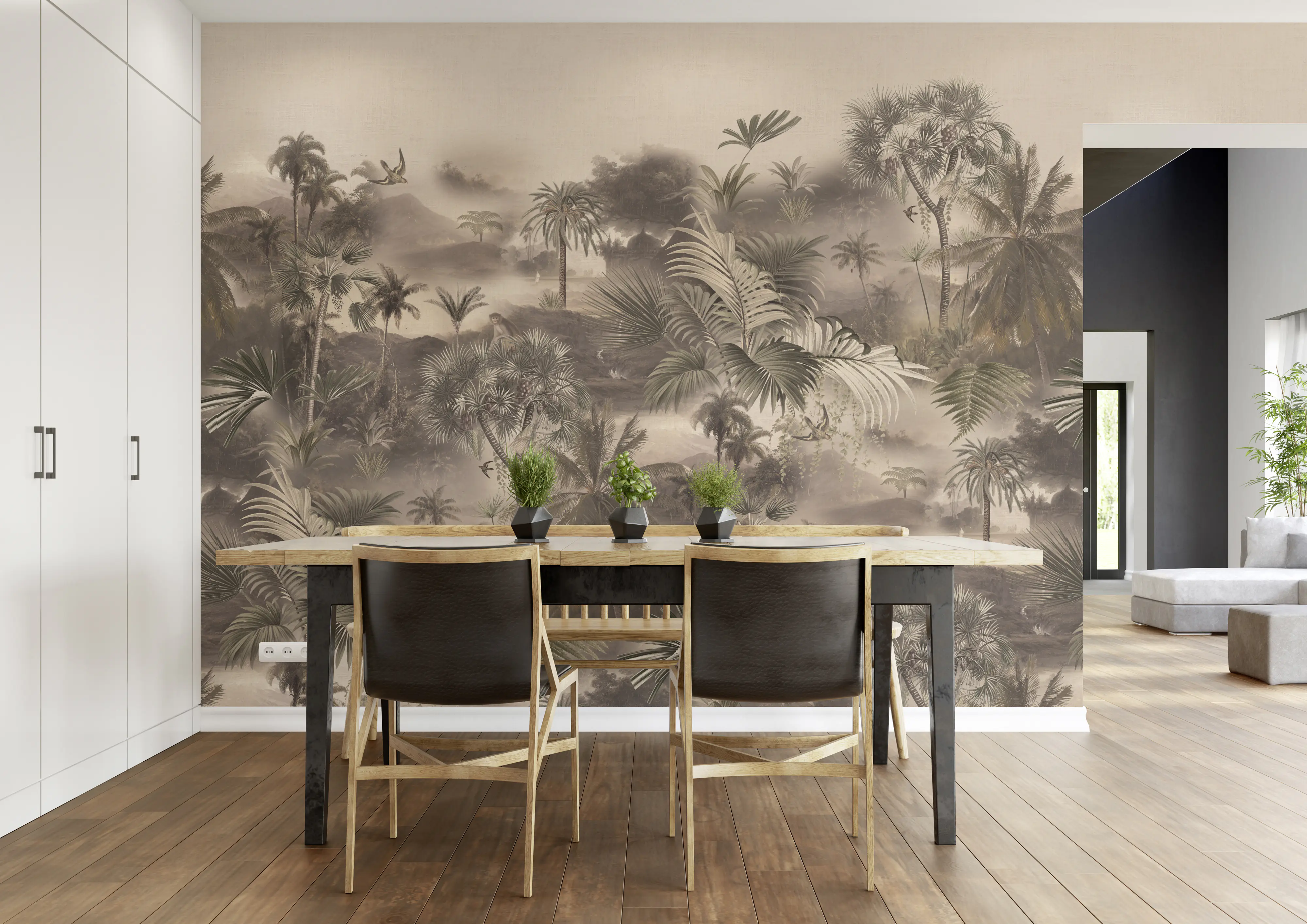 Rasch Vlies Fototapete 543629 Beige-Mittelbeige Muster & Motive 3 m x 3,71 m