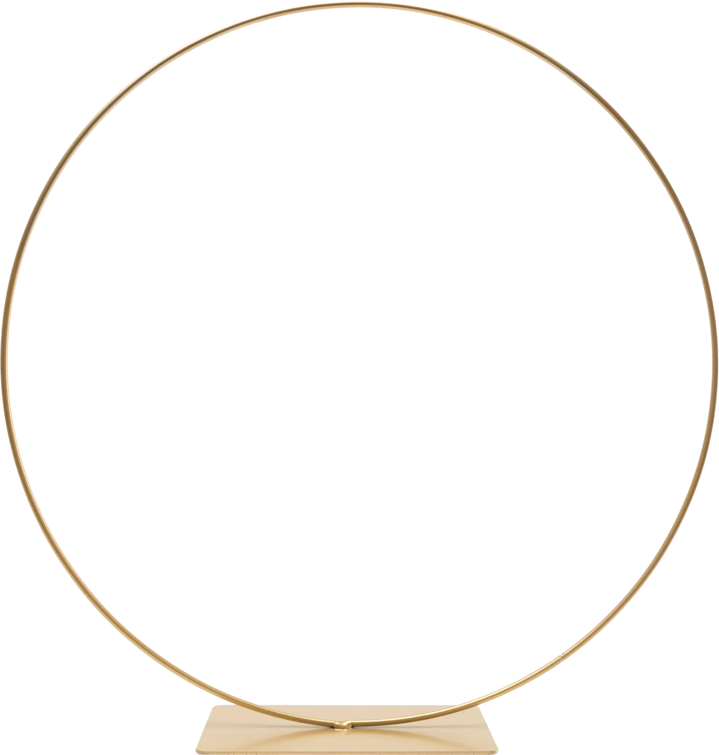 4333692388696 TrendLine Floristenring mit Fuß Metall Ø 40 cm gold