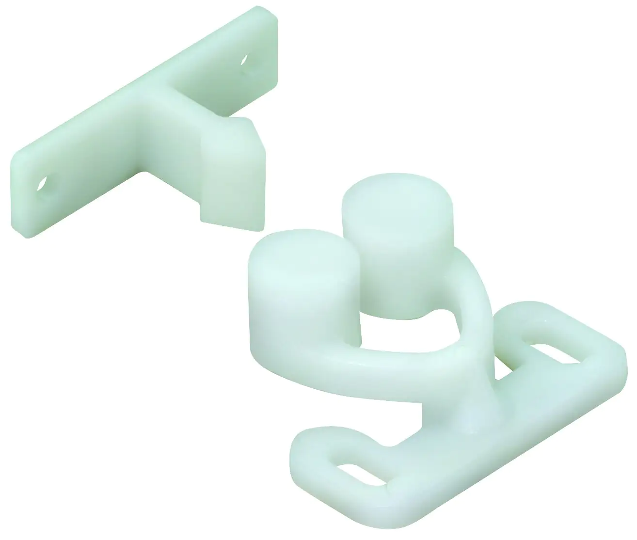 Hettich Schnappverschluss 14 x 30 x25 mm, weiß, 2 Stück