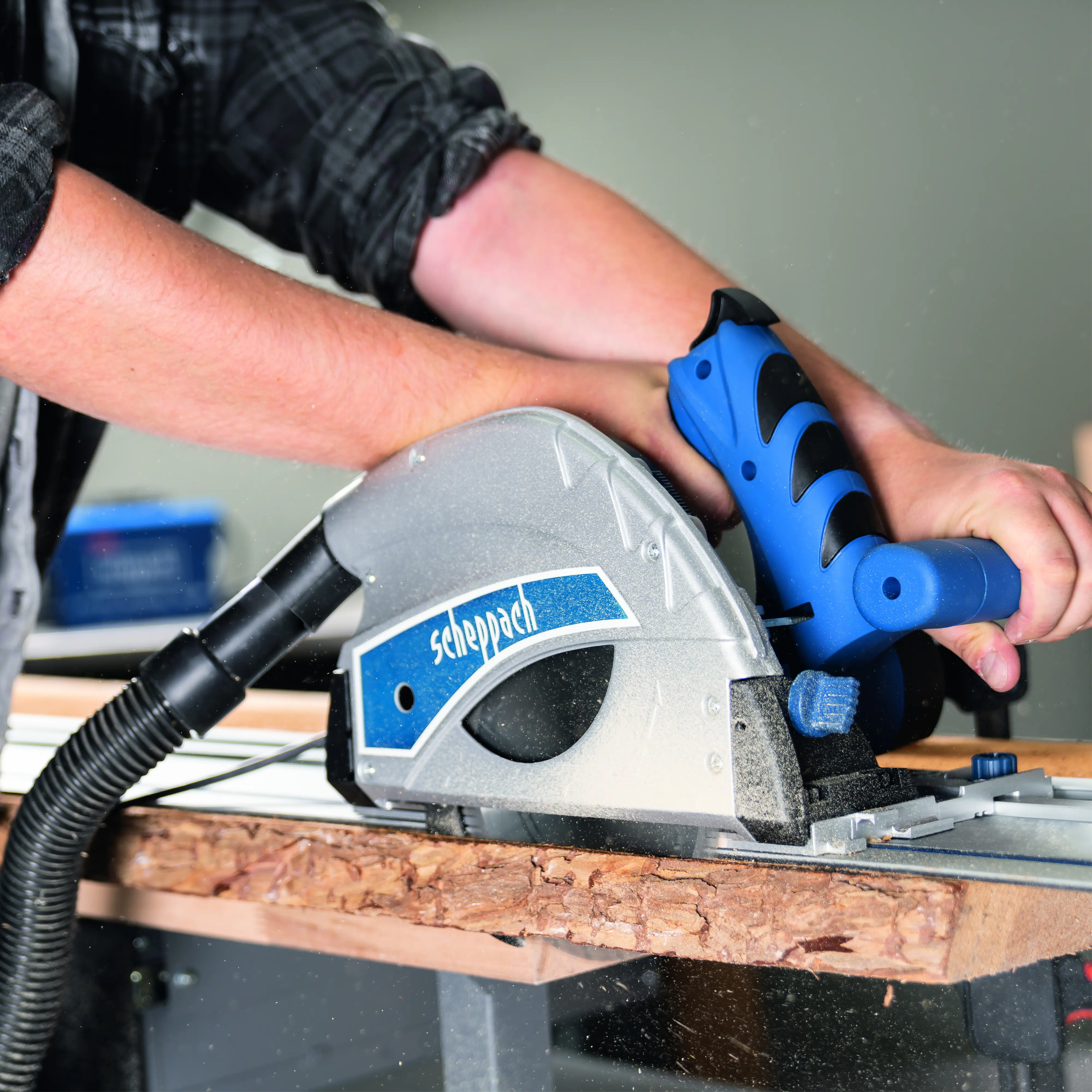 Scheppach Profi Tauchsägen-Set PL55 1200 W inkl. Führungsschiene