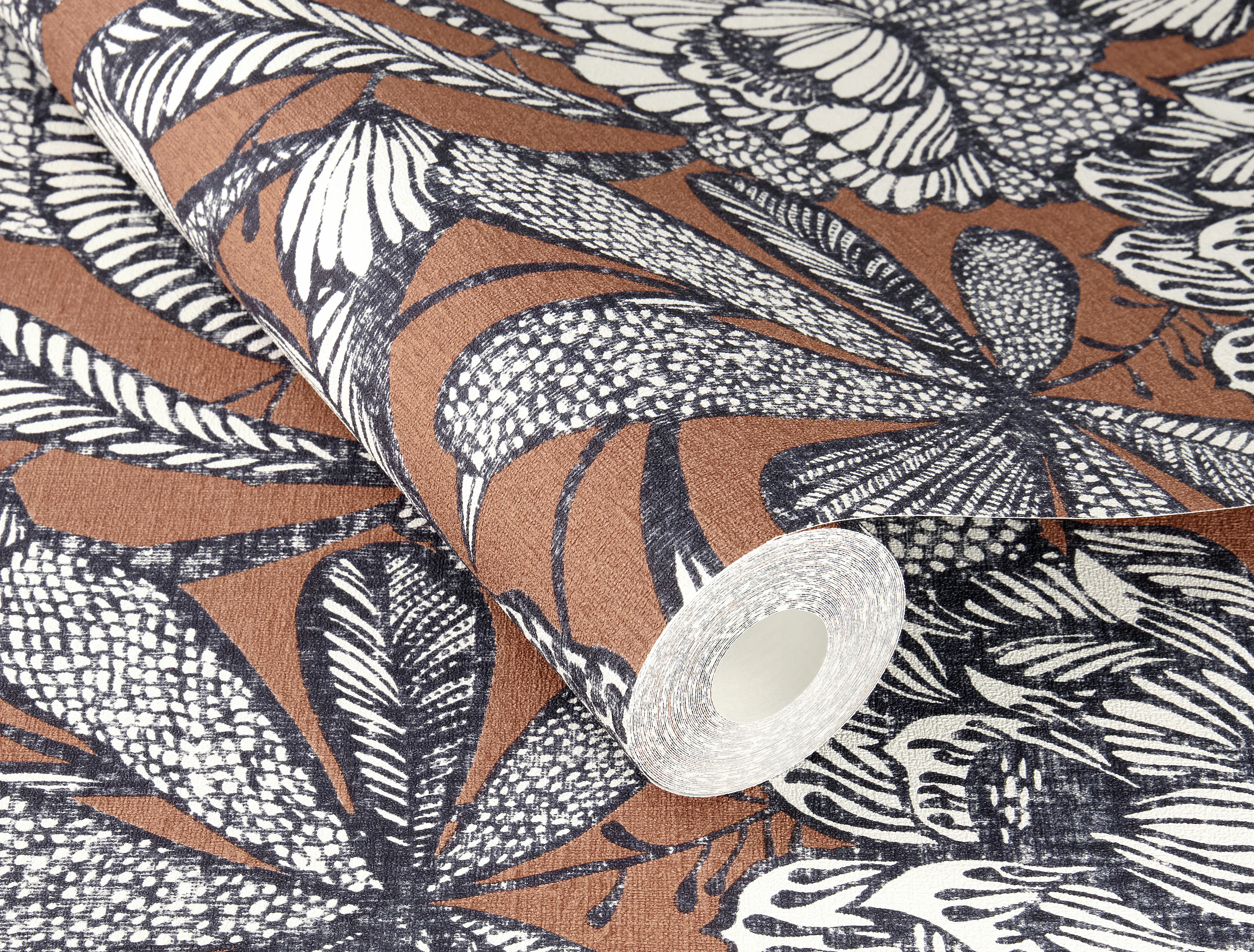 Rasch Vliestapete 555370 Rot-Terra Muster & Motive 10,05 m x 0,53 m