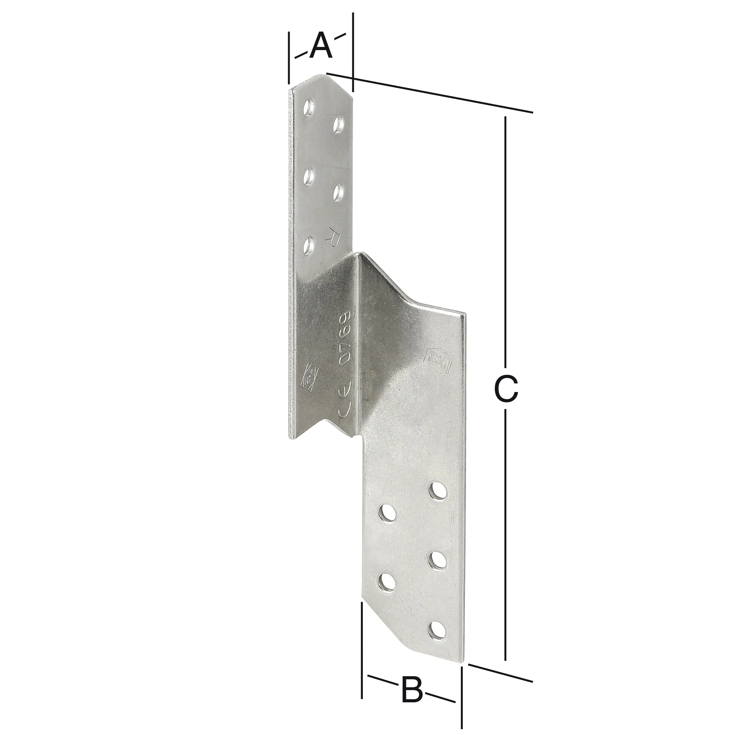 Vormann Sparrenpfettenanker 30 x 30 x 170 mm