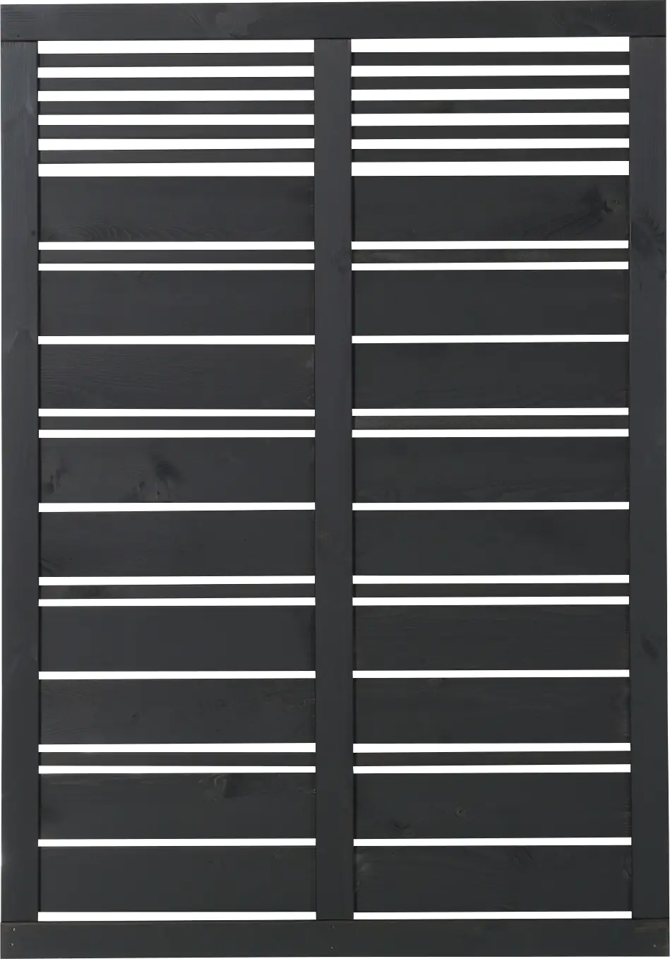 Plus Sichtschutzelement Silence 120 x 170 cm schwarz