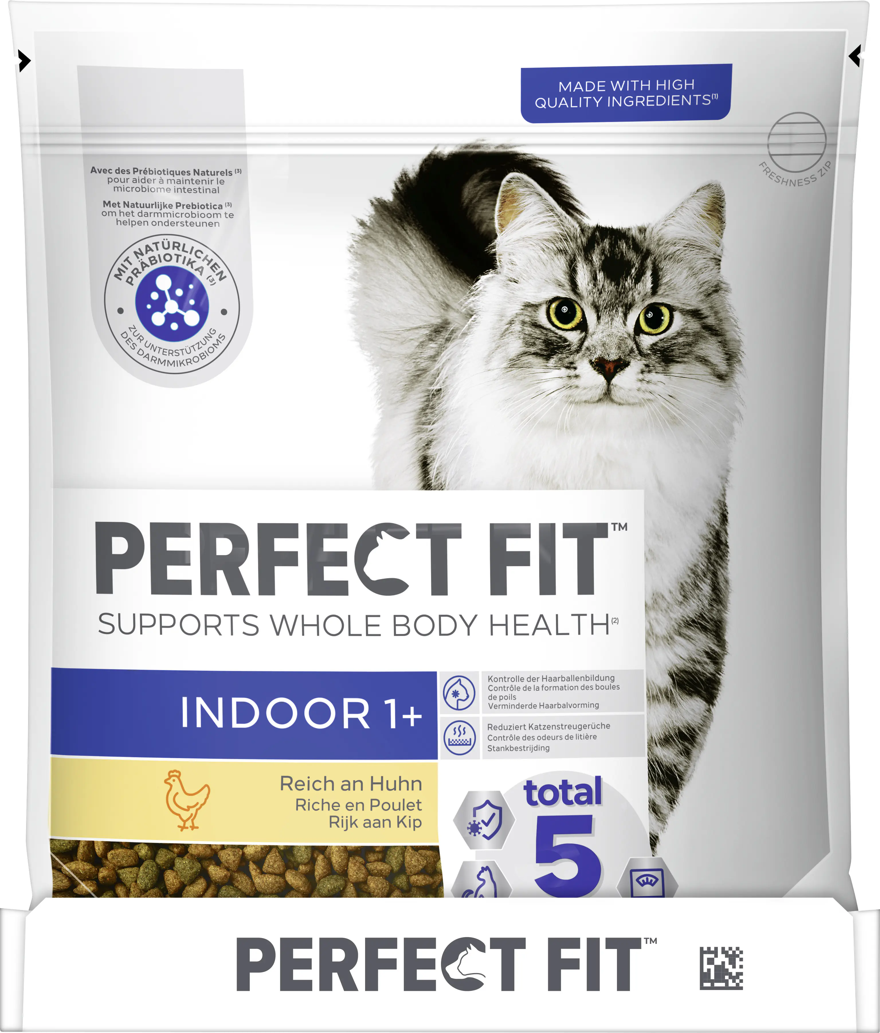 Perfect Fit Indoor 1 Katzentrockenfutter Adult 1,4 kg Huhn