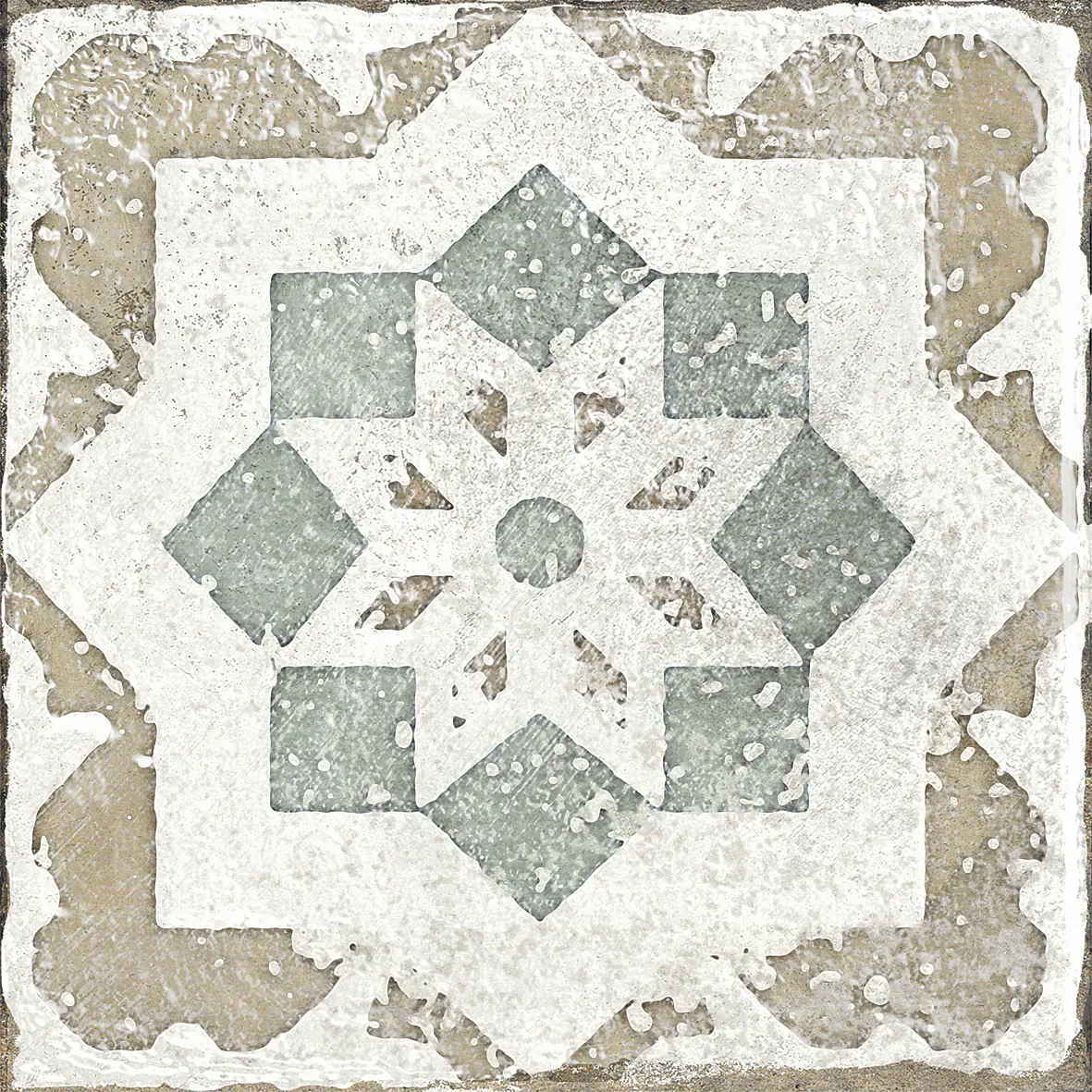 Bodenfliese Feinsteinzeug Marrakesh 20 x 20 cm blau-beige Bodenfliese Feinsteinzeug Marrakesh 20 x 20 cm blau-beige