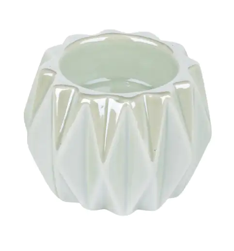 TrendLine Teelichthalter Keramik Ø 7 cm mint