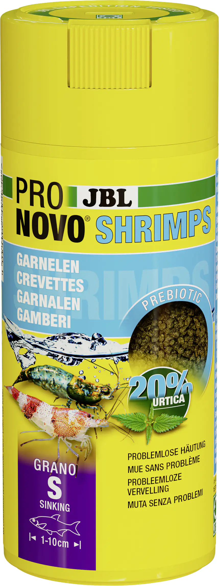 JBL Fischfutter Pronovo Shrimps Grano S Fischfuttergranulat 250 ml