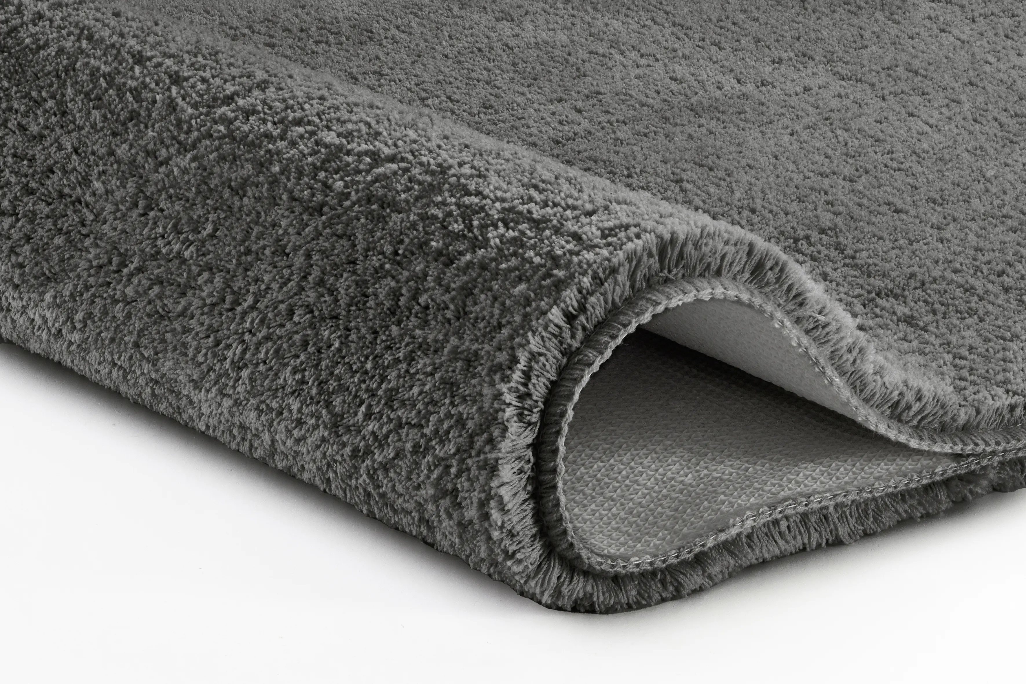 Kleine Wolke Badteppich Marco anthrazit Polyester 50 x 60 cm