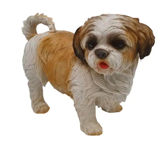 Dekofigur Shih Tzu stehend 30 x 22 x 41 cm