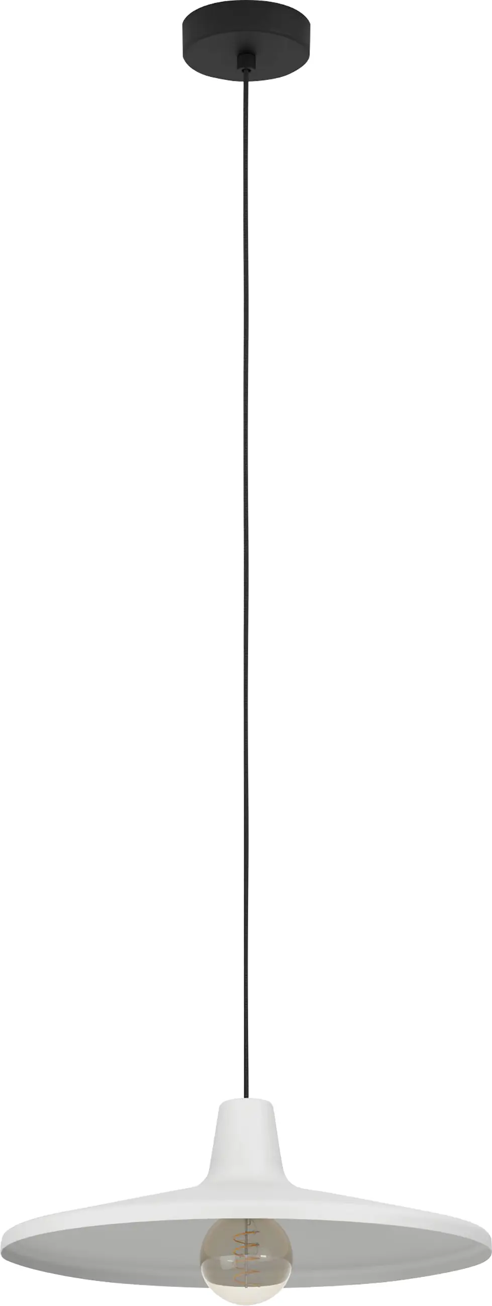 Eglo Pendelleuchte Miniere grau Ø 42 cm E27