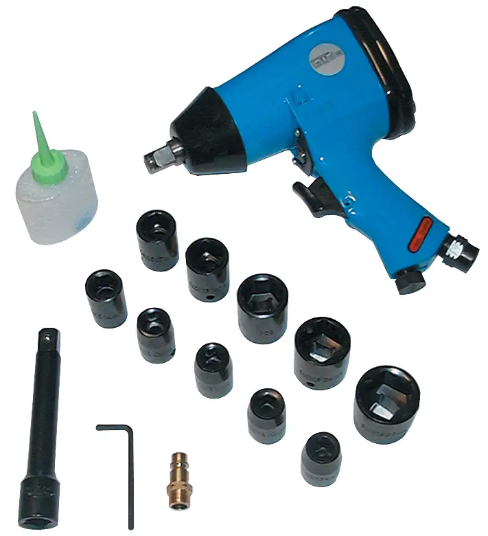 4015671400390_2 Güde Druckluft Schlagschrauber-Satz 1/2 inkl. 10 Stecknüssen