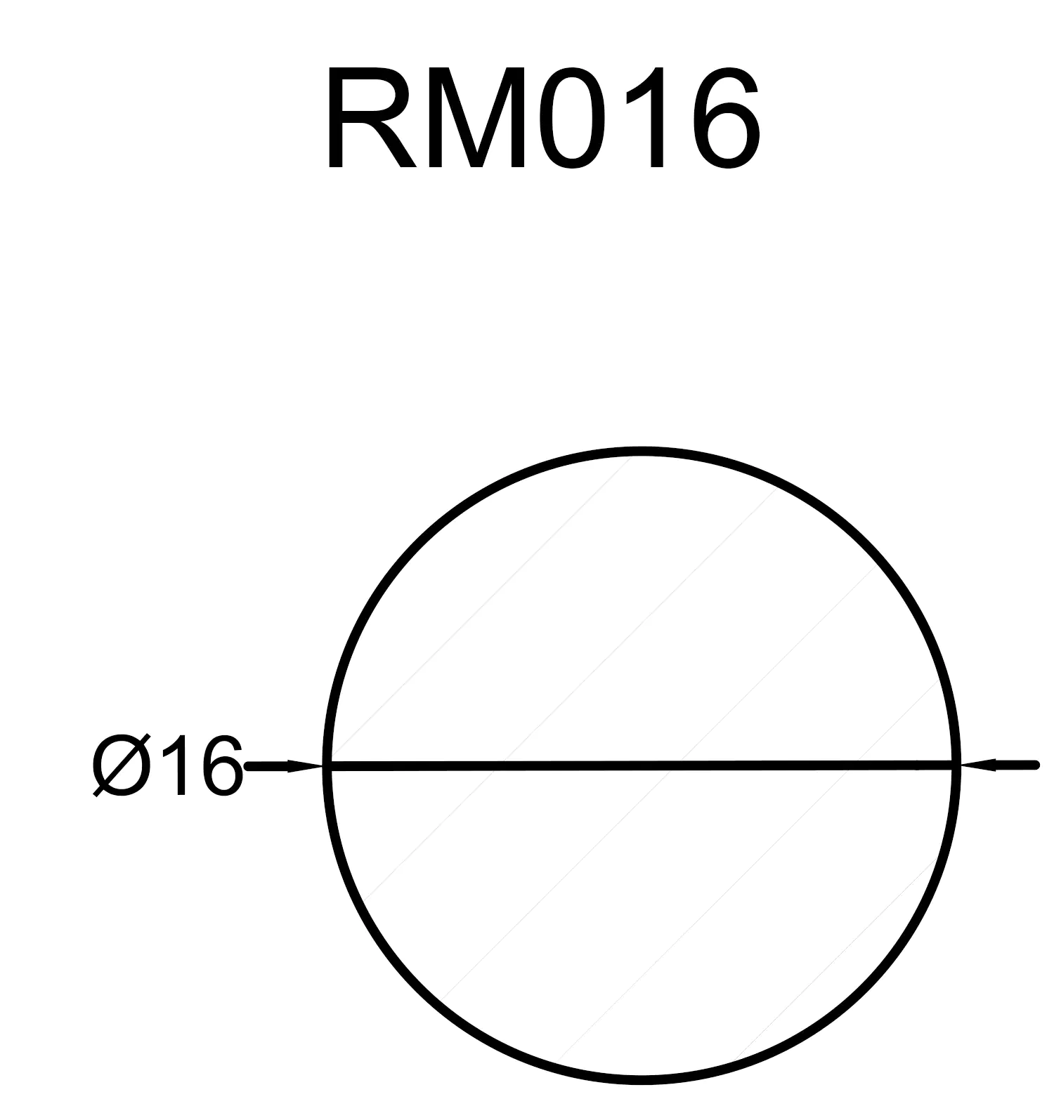 FN Neuhofer Rundstab glatt 100 cm 16 x 16 mm