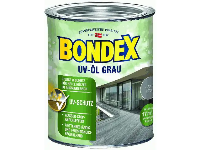 Bondex Holz Öl UV 750 ml grau Bondex Holz Öl UV 750 ml grau