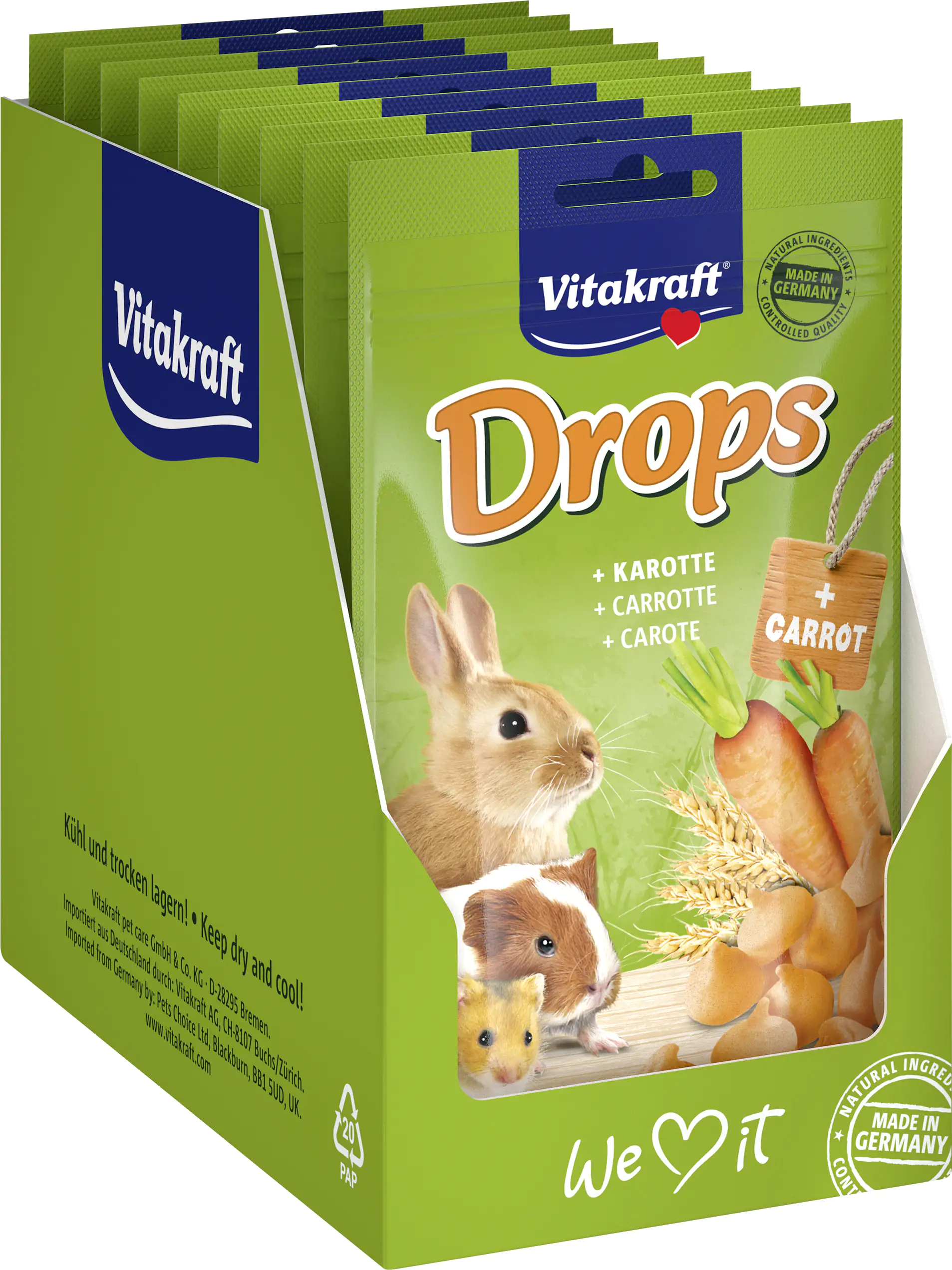 Vitakraft Drops + Karotte 75 g Vitakraft Drops + Karotte 75 g
