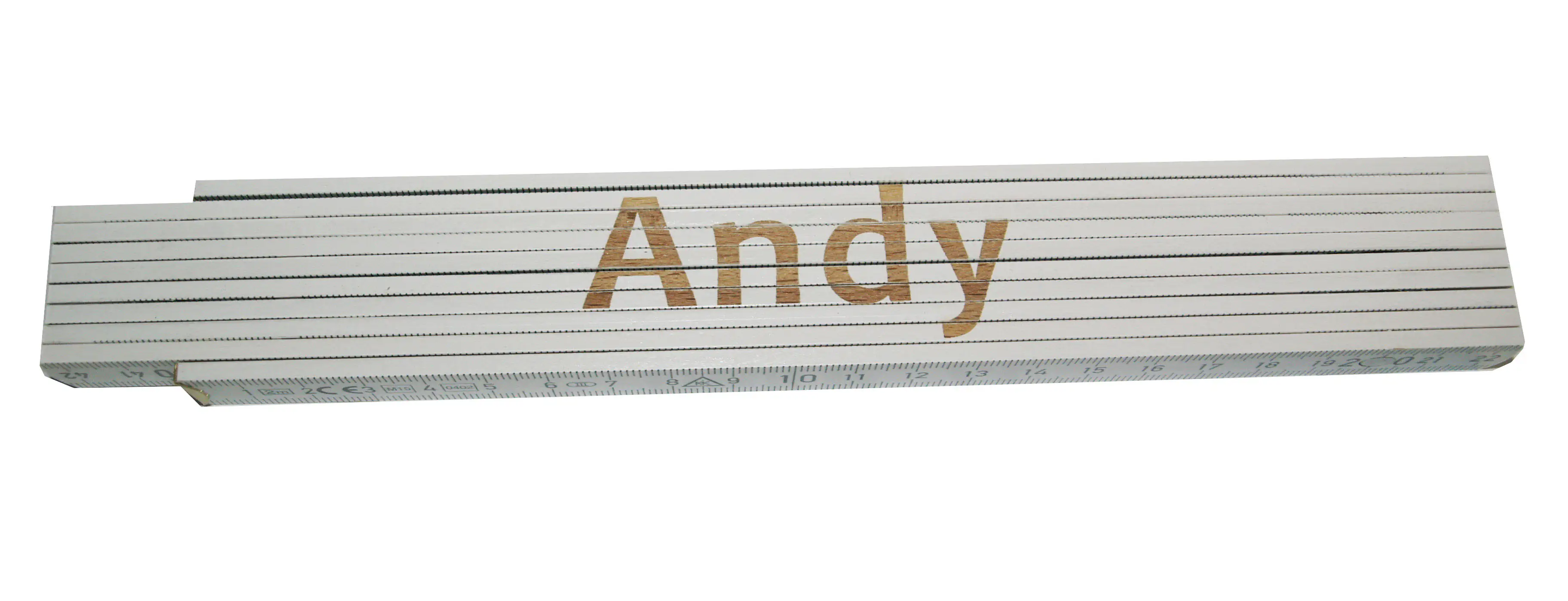 Zollstock Andy 2 m weiß