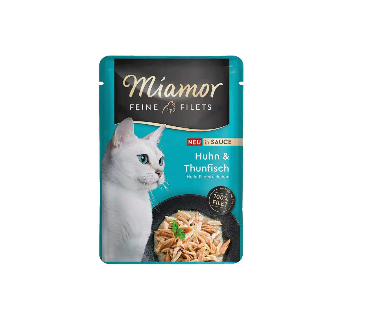 Miamor Katzennassfutter Feine Filets Huhn & Thunfisch in Sauce 100 g