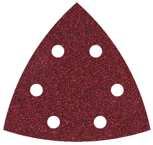 Wolfcraft Schleifpapier Delta K40 K60 K80 K120 K180 95 mm 20 Stück