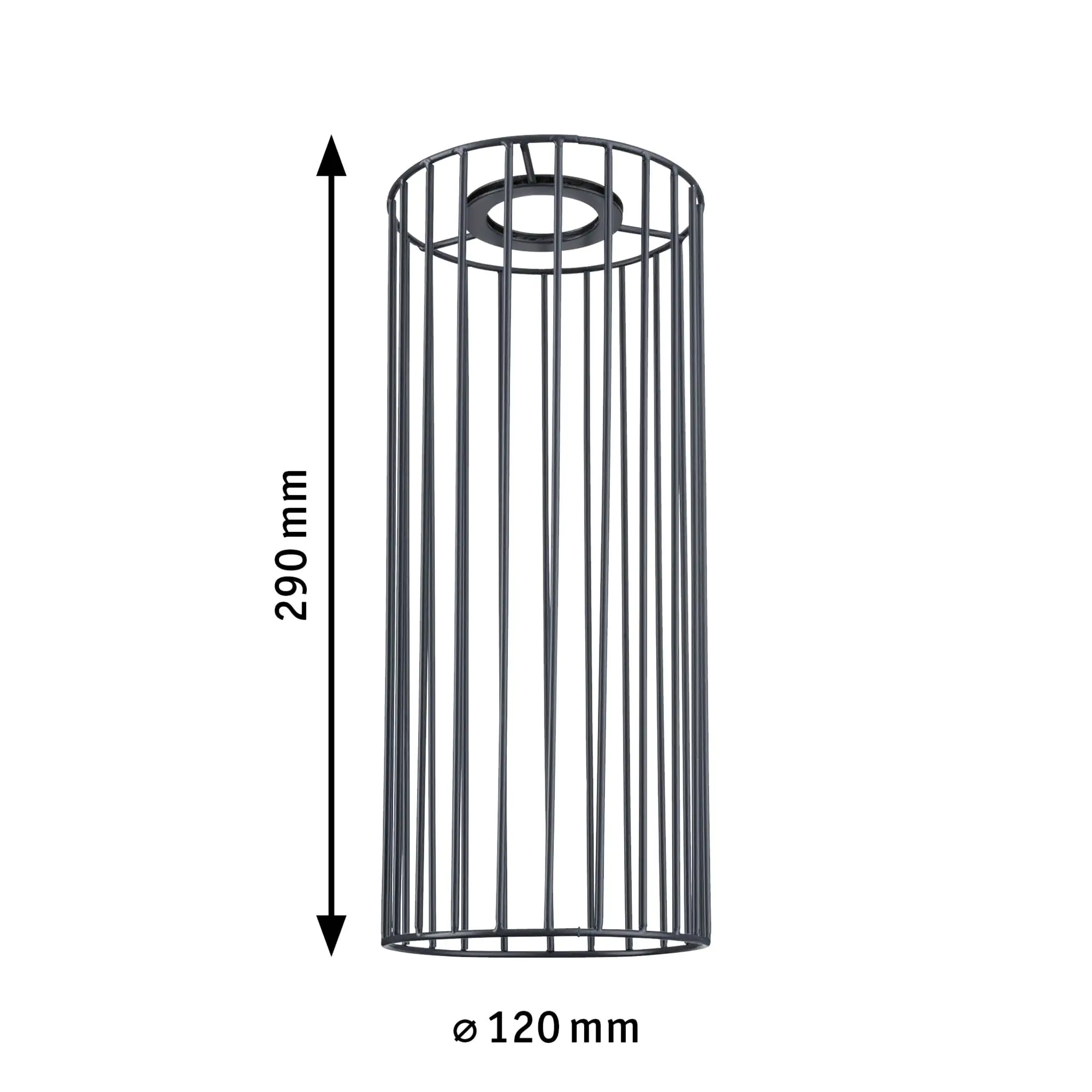 Paulmann URail Lampenschirm Biraha 2Easy anthrazit 12 x 29 cm Paulmann URail Lampenschirm Biraha 2Easy anthrazit 12 x 29 cm