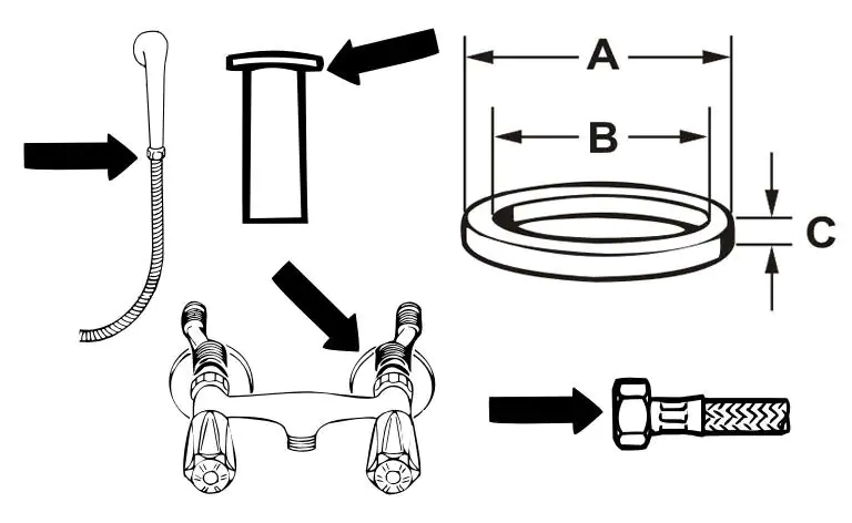 Cornat Fiberring für Überwurfmuttern 1 1/2''