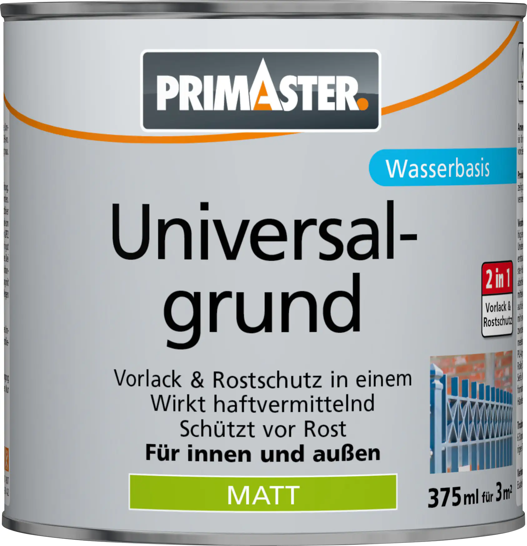 Primaster Universalgrund grau matt 375 ml Primaster Universalgrund grau matt 375 ml