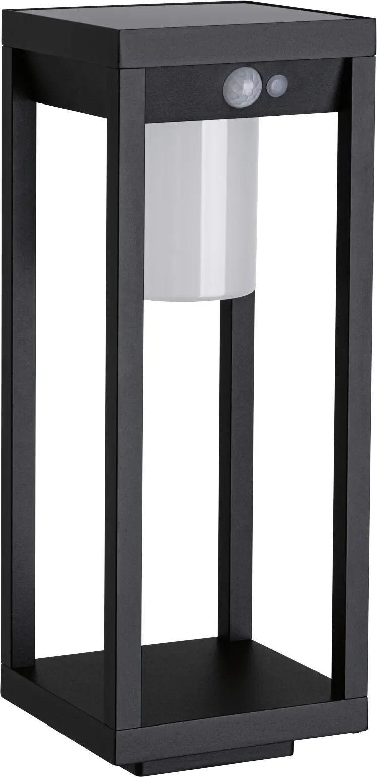 Paulmann LED Solarleuchte Marisol schwarz 40 x 15cm mit Bewegungsmelder