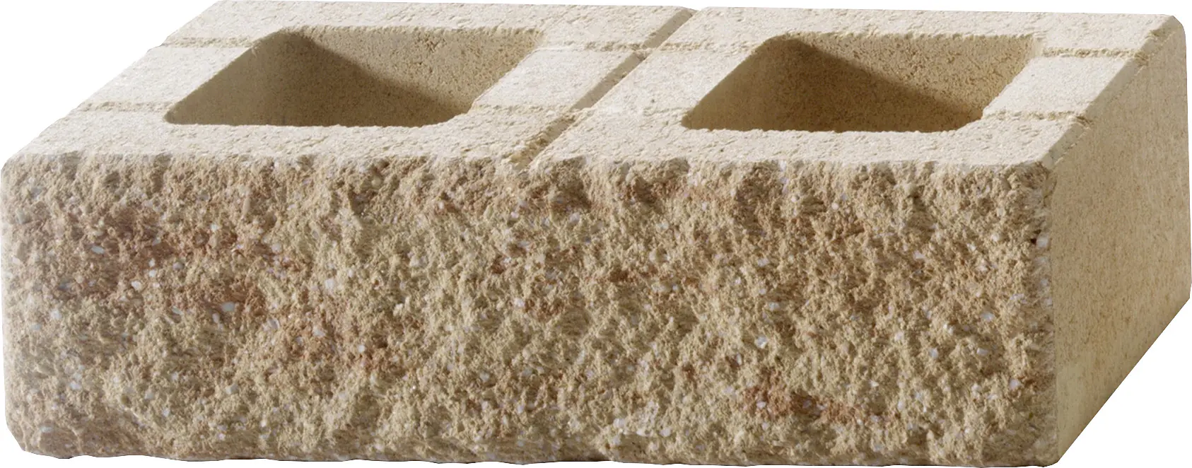 Kann Mauerstein Bruchstein 50 x 25 x 15 cm sandsteinfarben