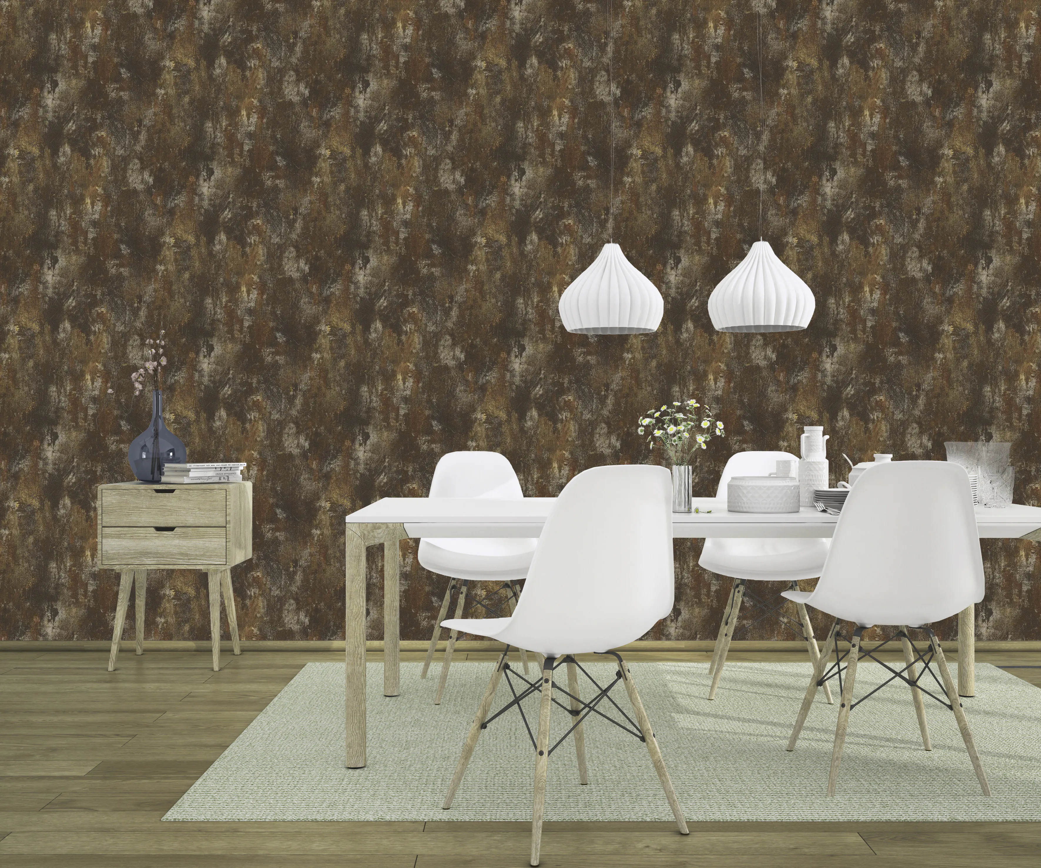 Rasch Vliestapete 418224 Selection muster braun 10,05 x 0,53 m
