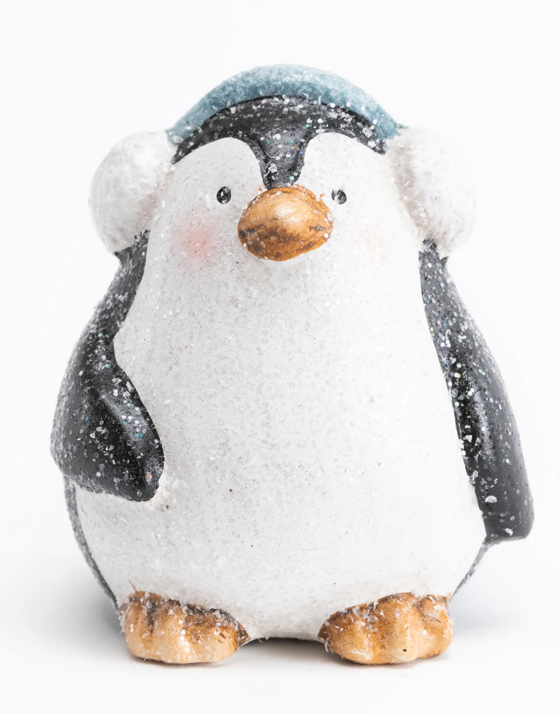 4333692198134_01 TrendLine Dekofigur Pinguin aus Keramik 12 x 10,5 x 12,5 cm