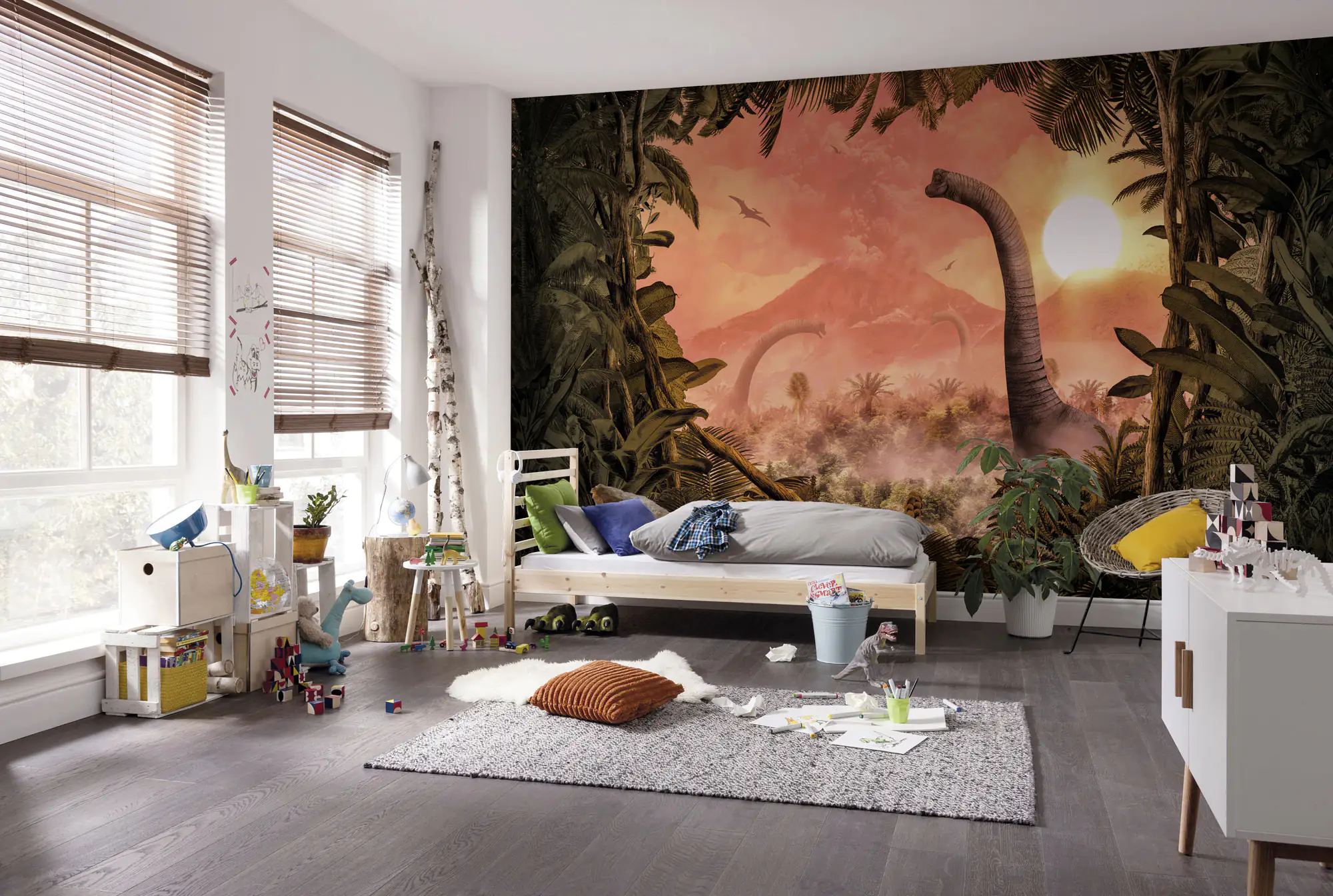 Komar Vlies Fototapete Brachiosaurus Panor 500 x 280 cm 