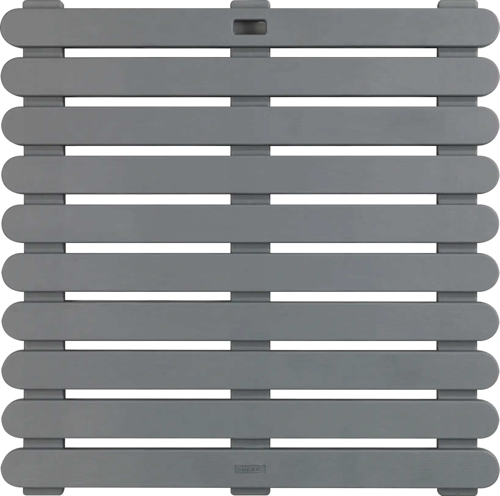 WENKO Duschmatte Indoor & Outdoor grau, 55 x 55 x 3 cm