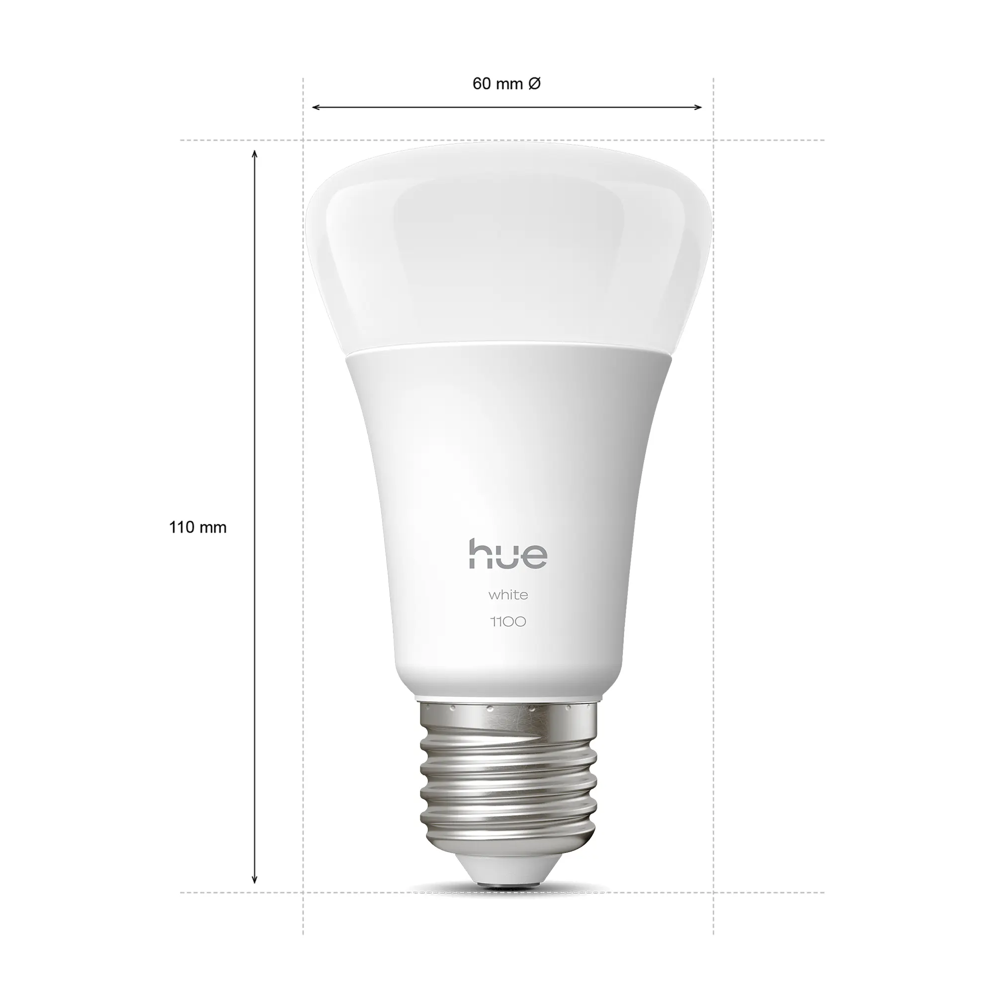 Philiph Hue Smart LED Leuchtmittel 9,5 W E27 warmweiß