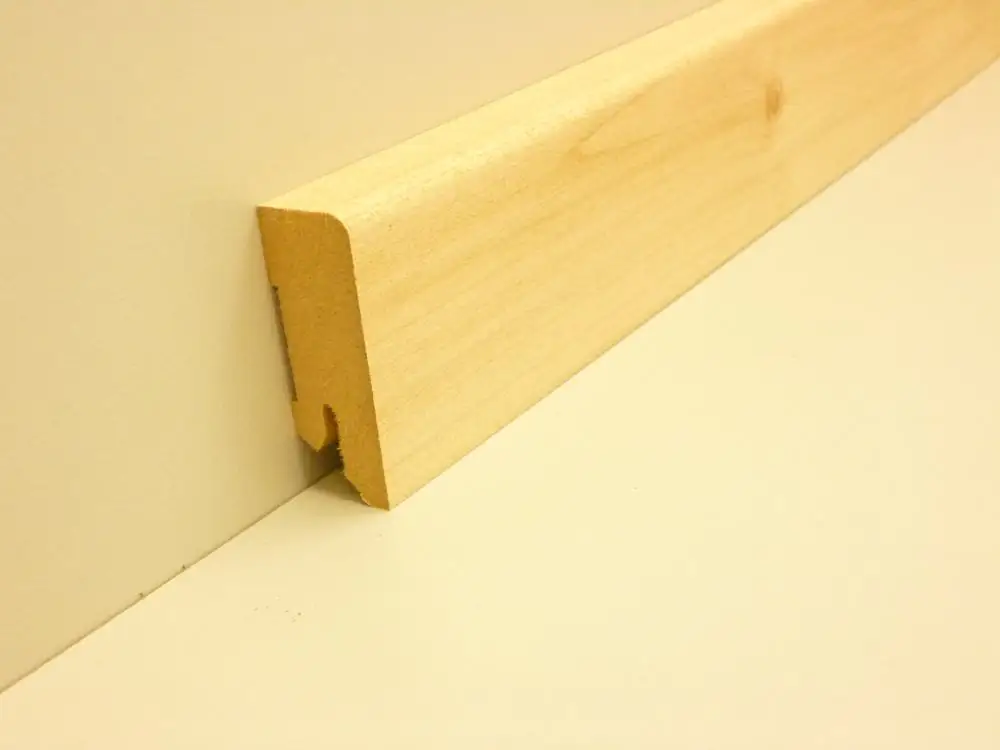 B.S. Bauprogramm Clip-Sockelleiste 250 cm 50 x 18 mm Birke geplankt B.S. Bauprogramm Clip-Sockelleiste 250 cm 50 x 18 mm Birke geplankt