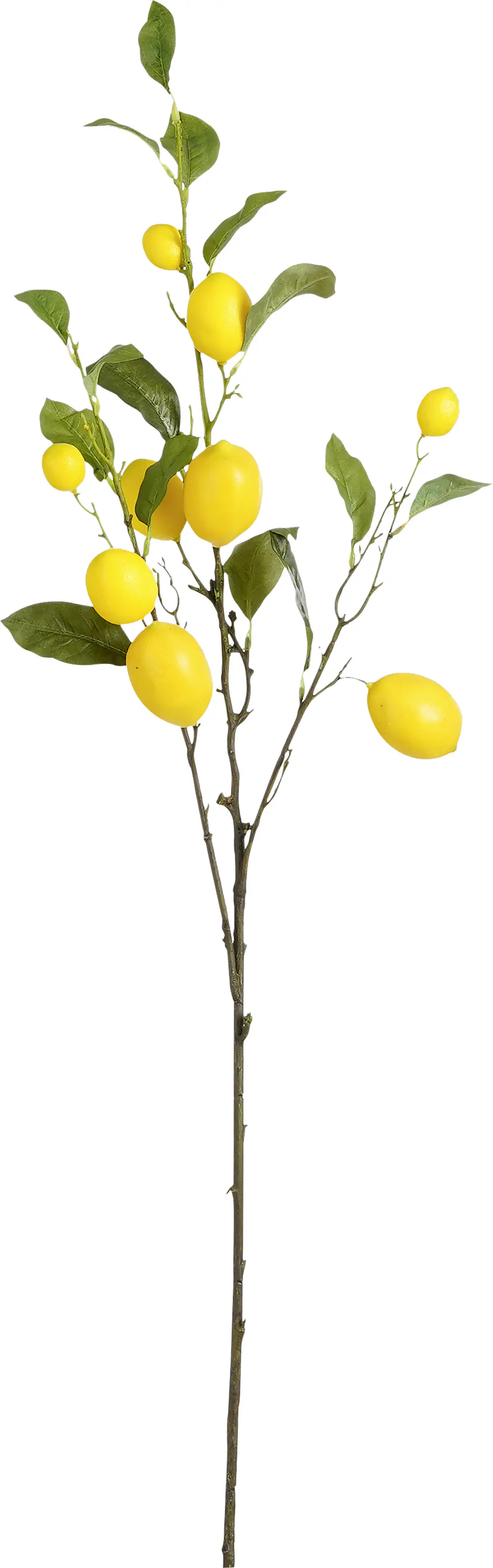 Mica Decorations Kunstpflanze Zitronenzweig 104 cm gelb