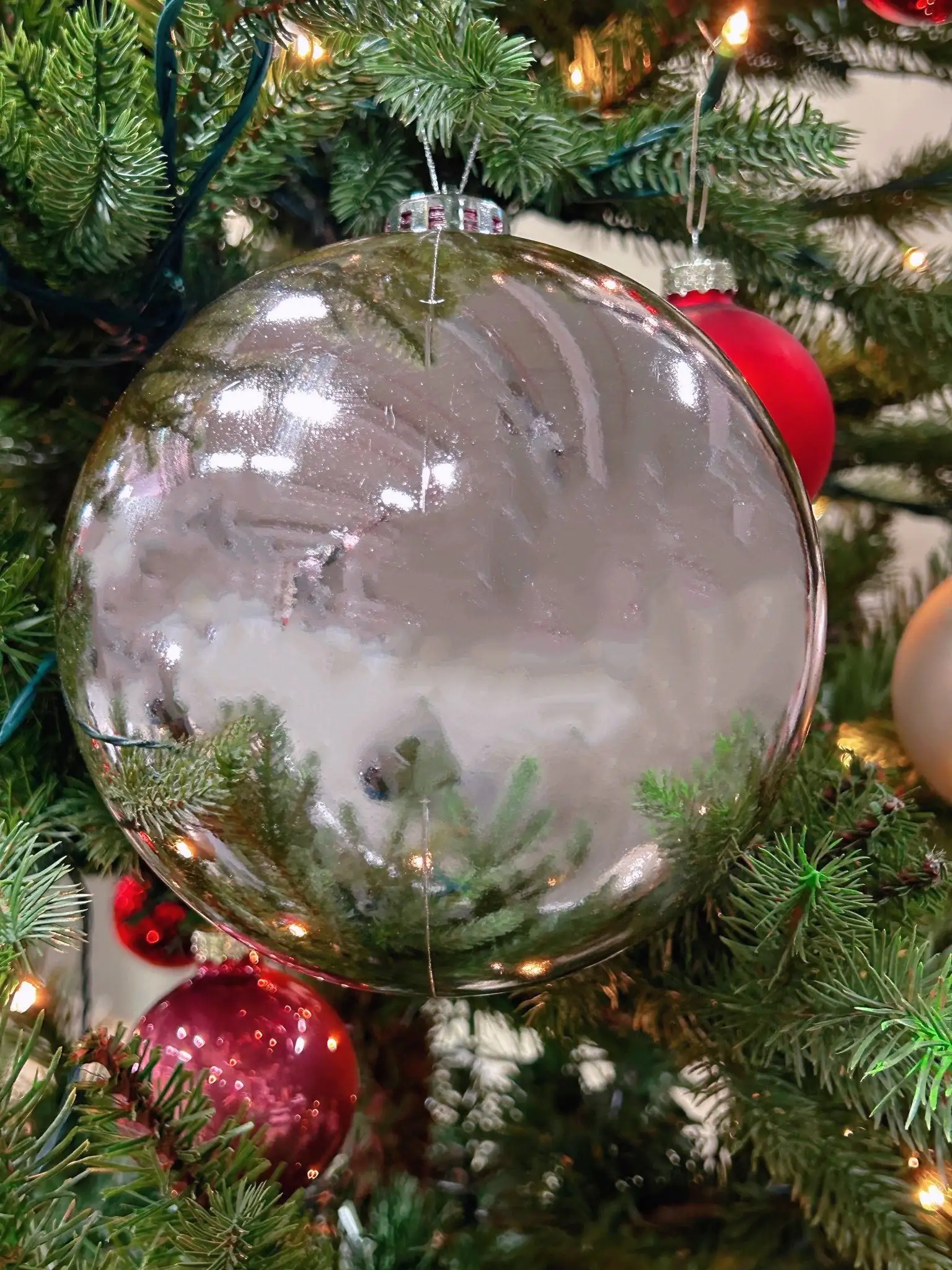 TrendLine Weihnachtskugel bruchfest, langlebig Ø 20 cm rosé 1 Stück