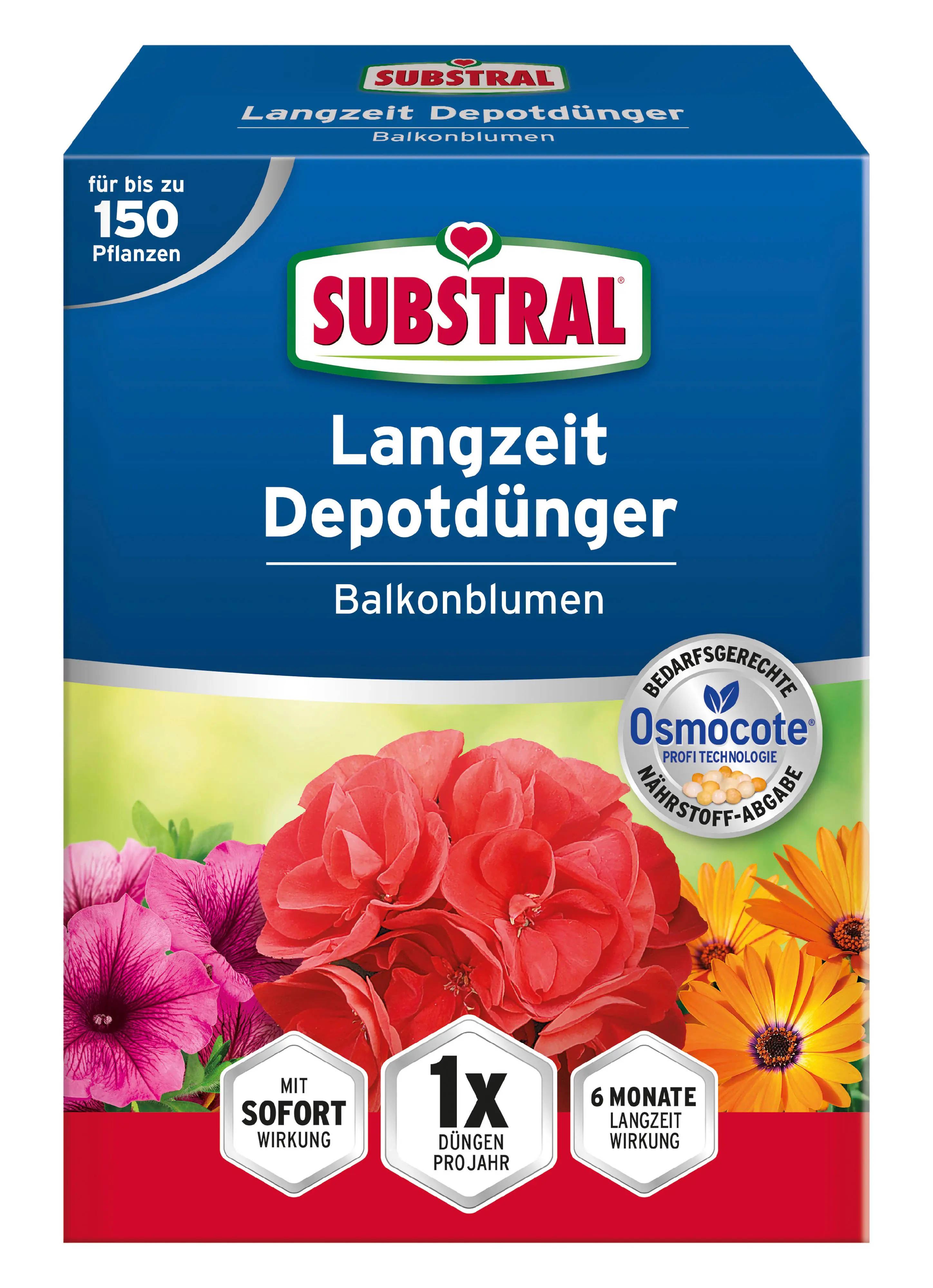 Substral Langzeit Depotdünger Balkonblumen 1,5 kg