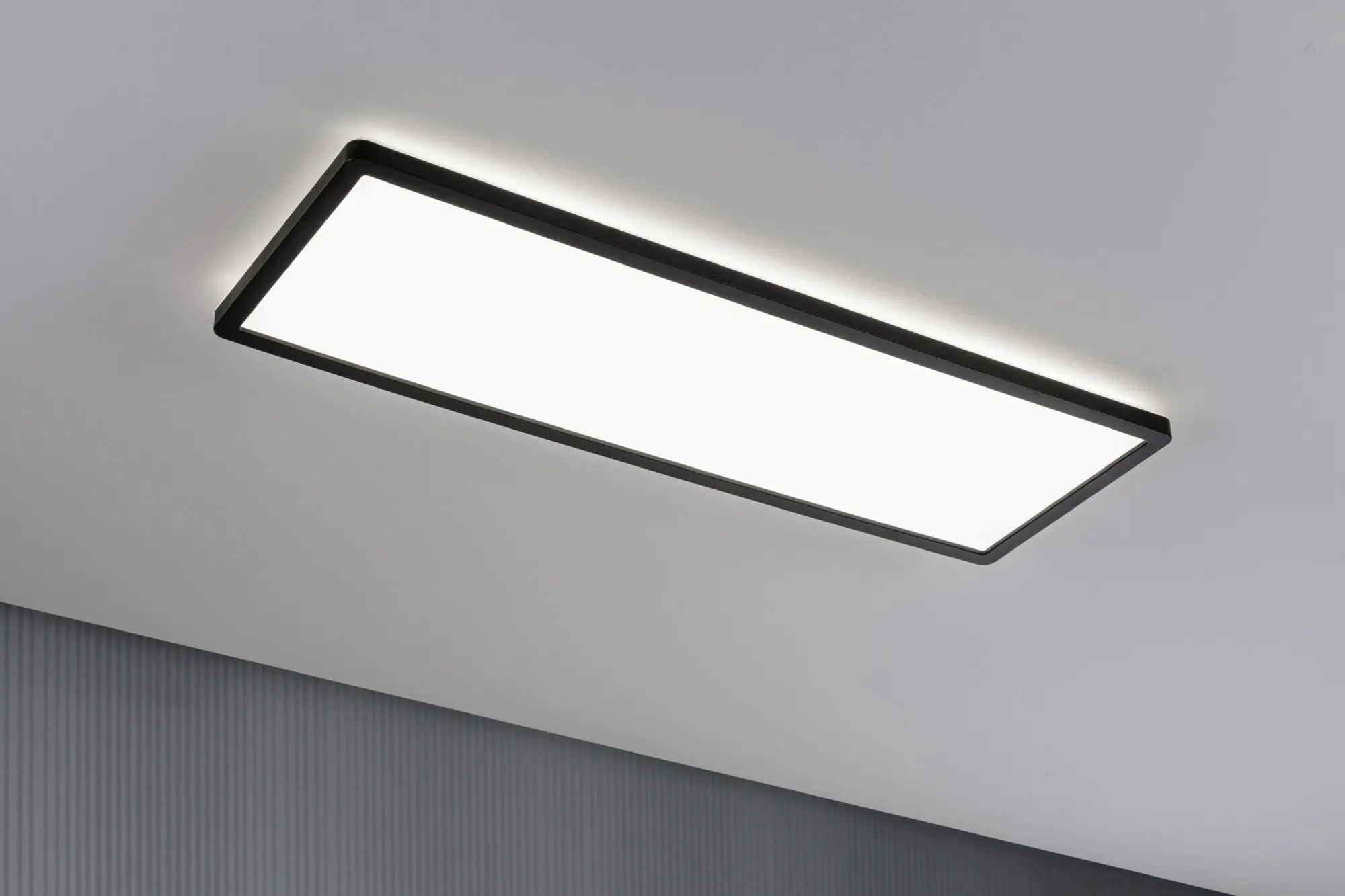 Paulmann LED Panel Atria Shine schwarz 58 x 20 cm neutralweiß dimmbar