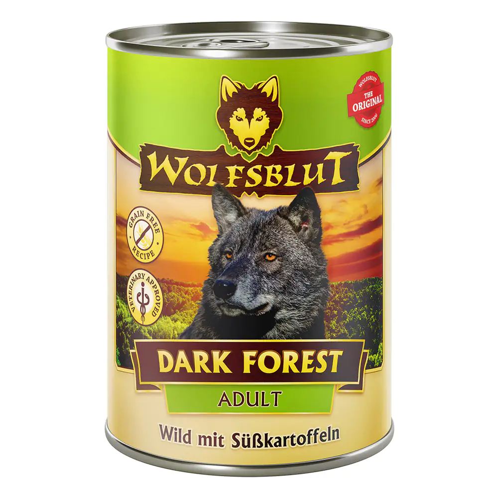 Wolfsblut Dark Forest Adult - Wild mit Süßkartoffel 395 g Adult