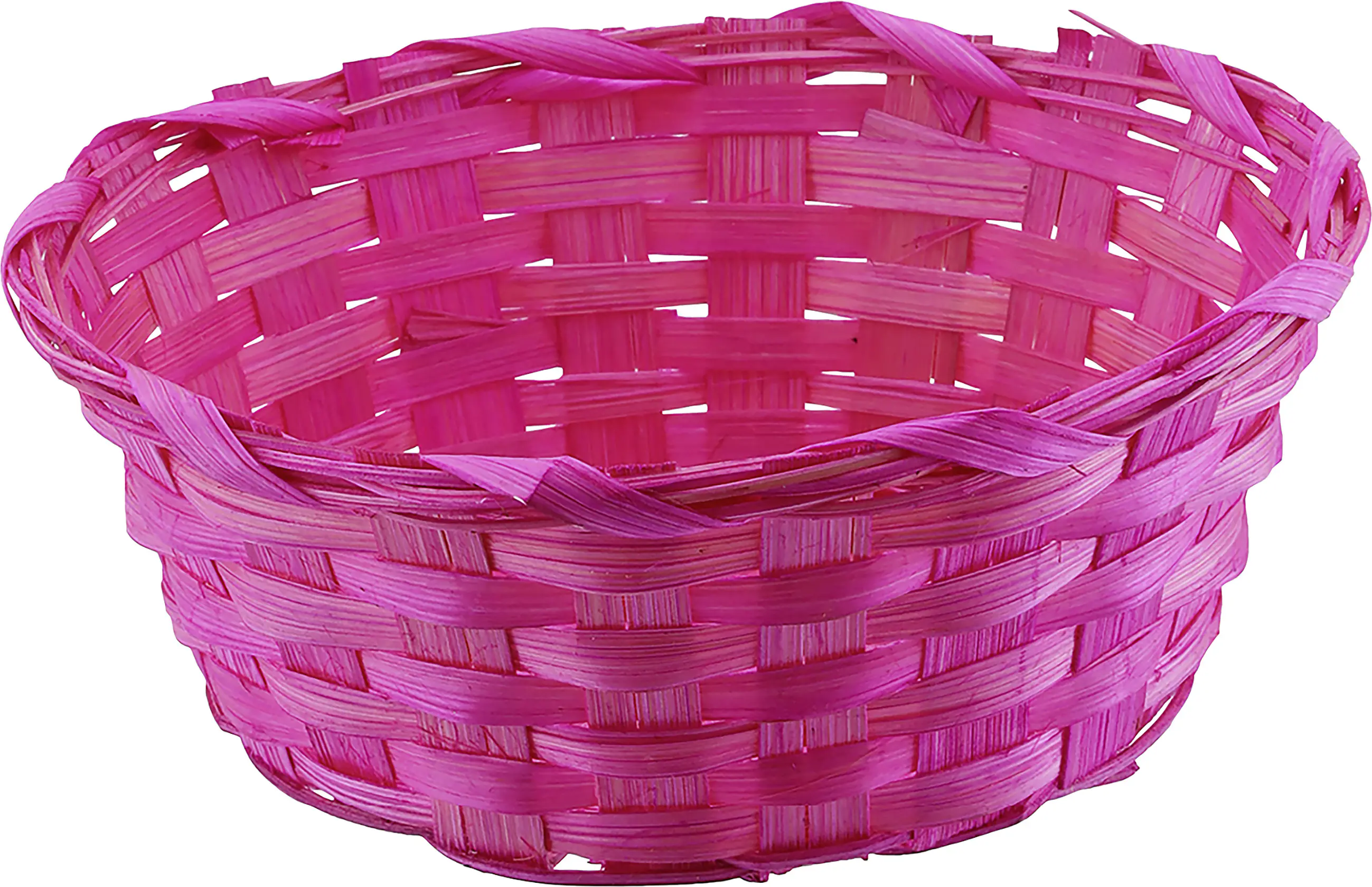 Osterdeko Korb 13,5 x 5 cm pink 