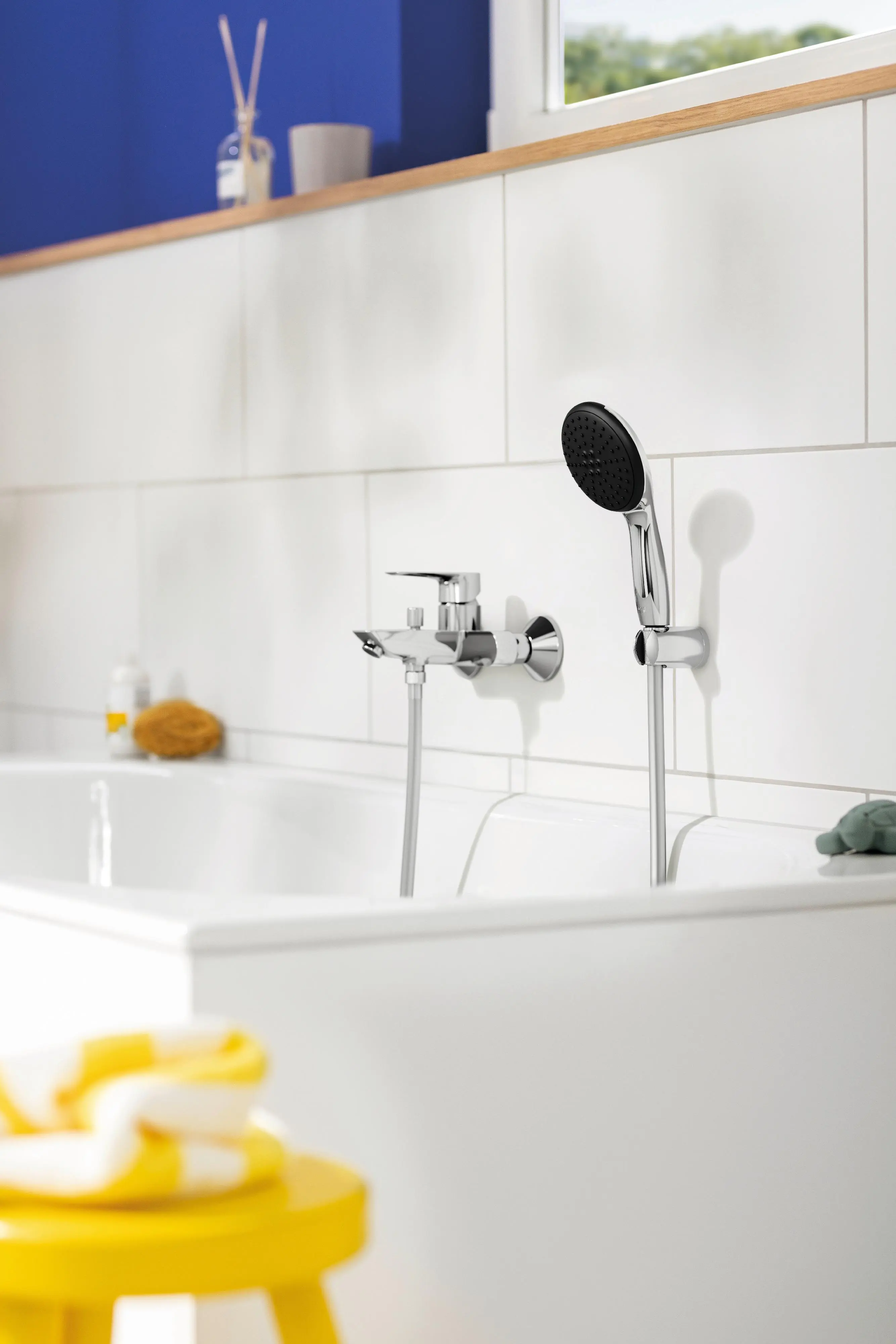 Grohe Start Loop Einhand-Wannenbatterie, 1/2", chrom, mit langlebiger Oberfläche Grohe Start Loop Einhand-Wannenbatterie, 1/2", chrom, mit langlebiger Oberfläche