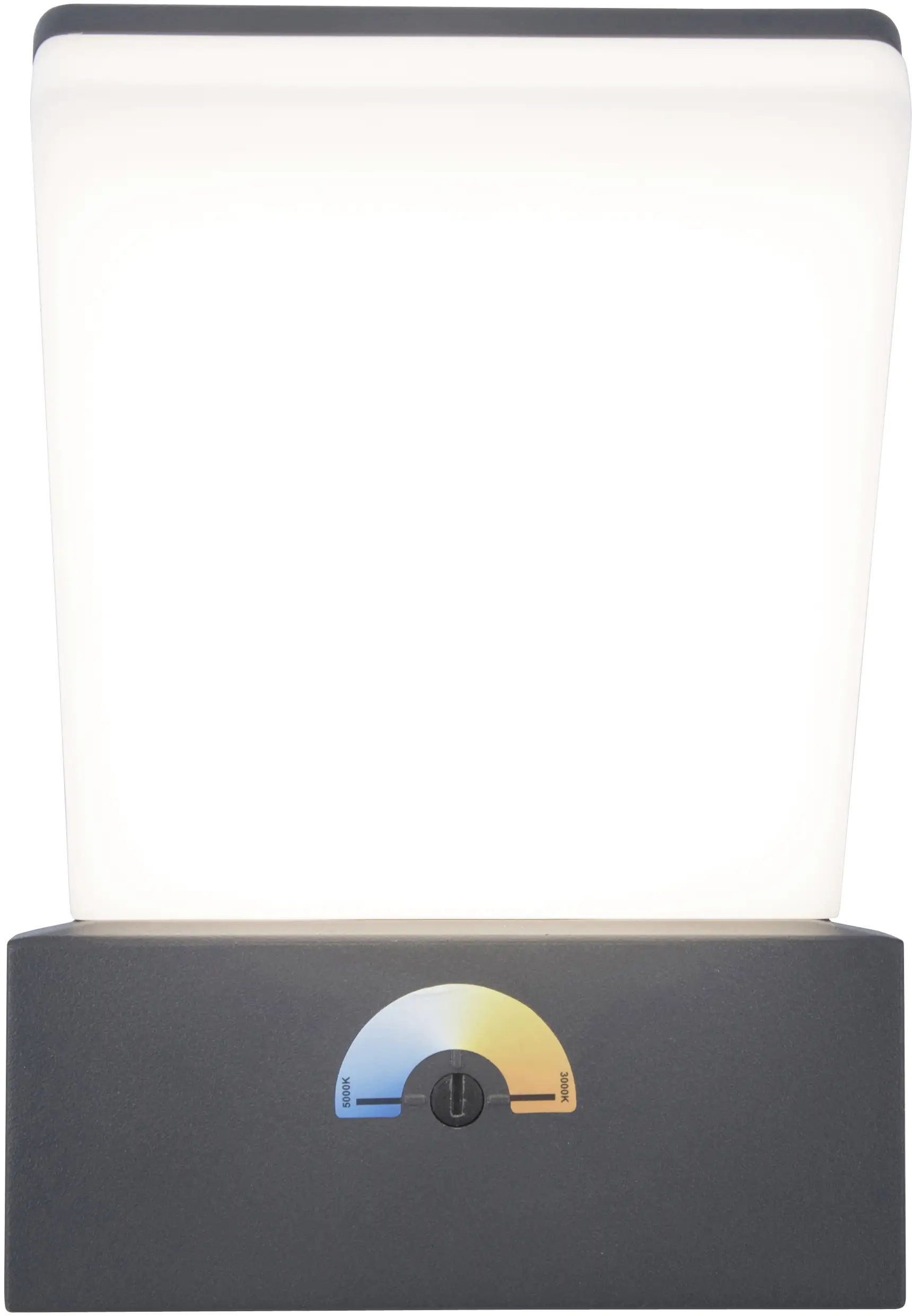 Lutec LED Wandleuchte Pano anthrazit IP54